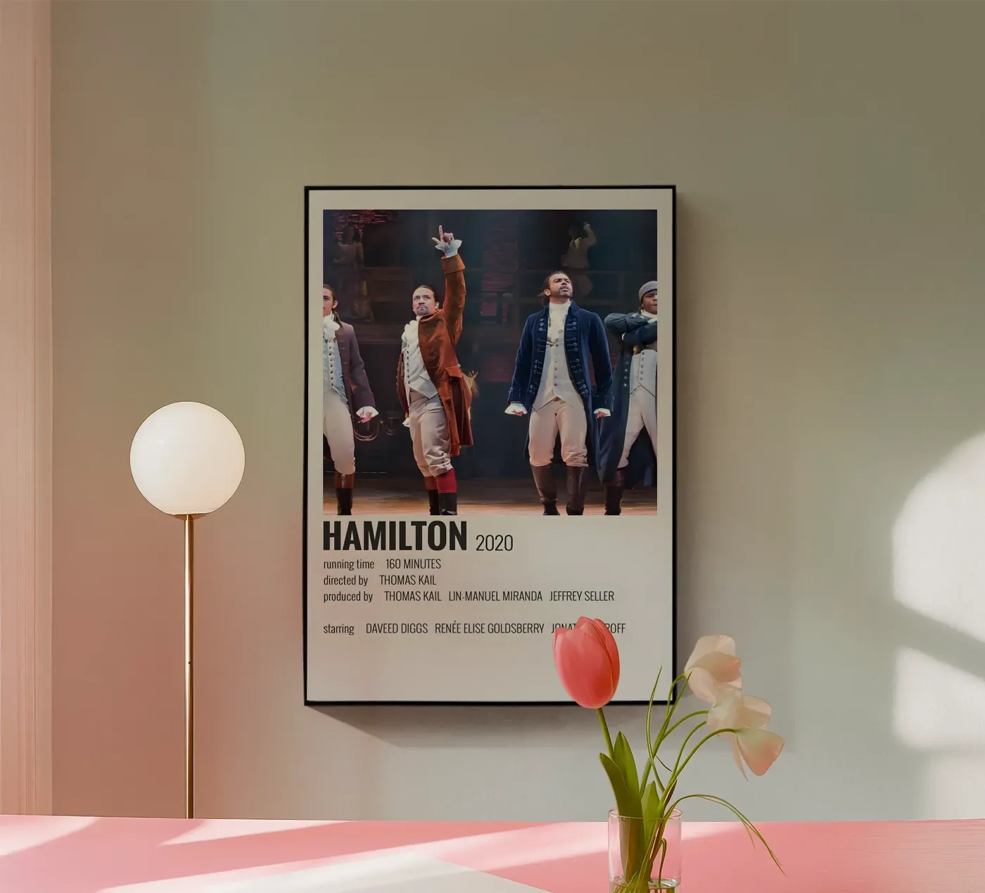 HAMILTON 2020 plexiglass da MVFminimalist
