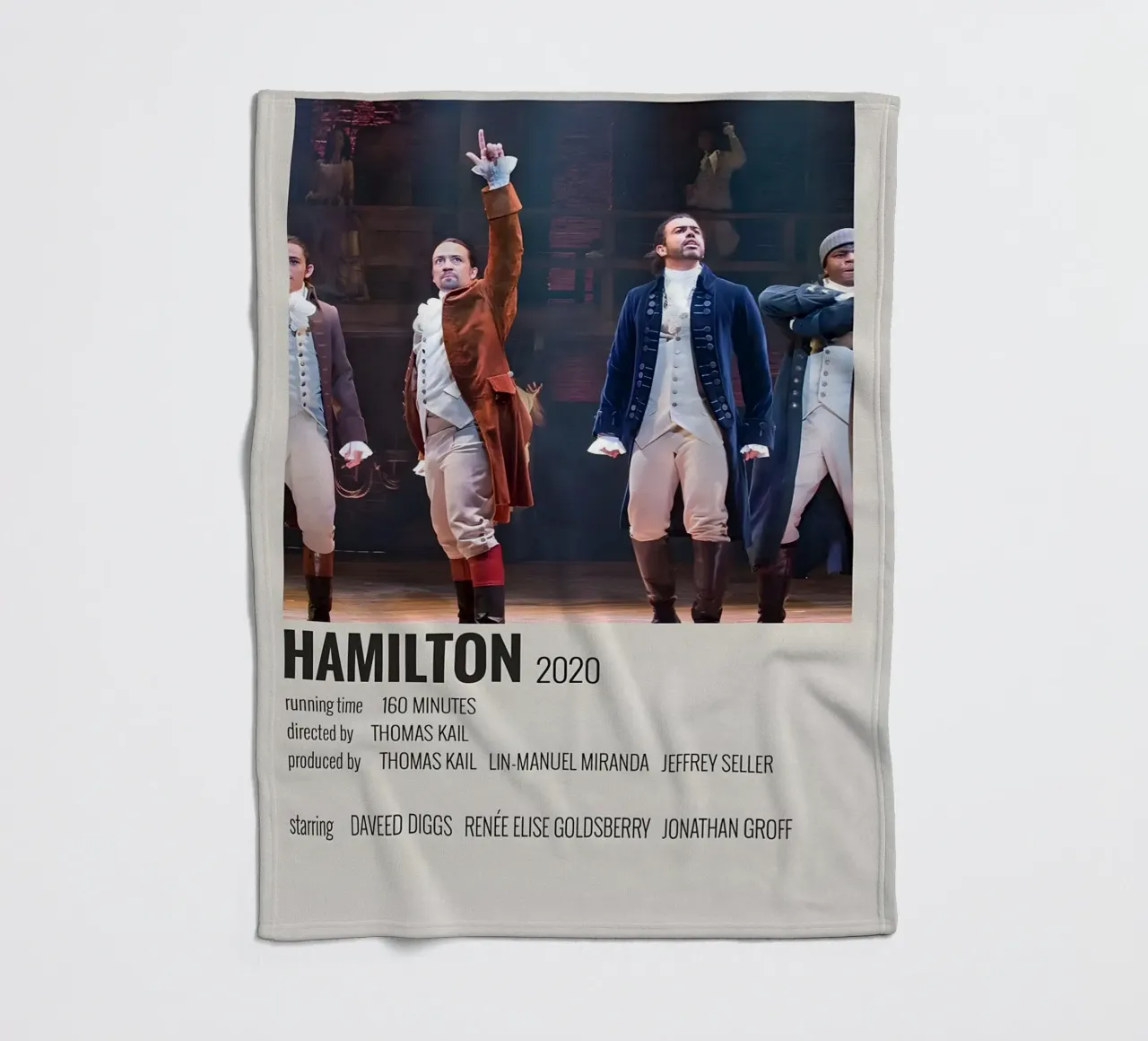 HAMILTON 2020 coperta in pile da MVFminimalist