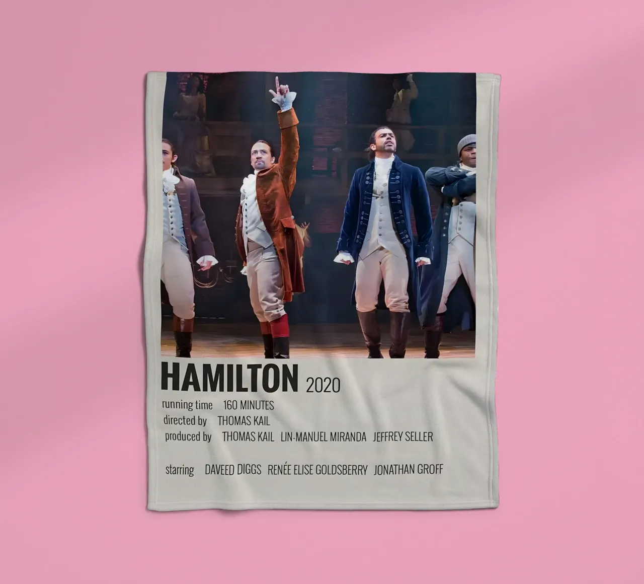 HAMILTON 2020 coperta in pile da MVFminimalist