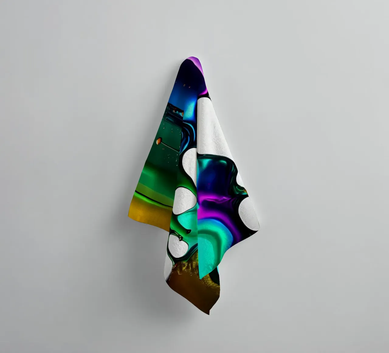 Abstrakt Farbenspiel towel by kosinsart.gallery