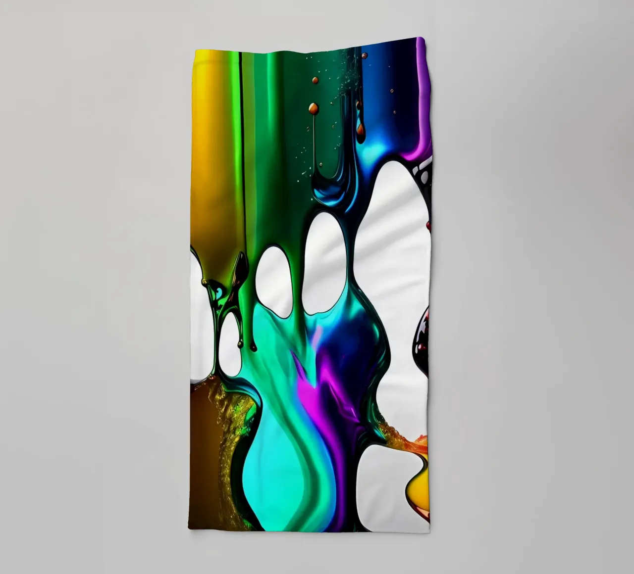 Abstrakt Farbenspiel towel by kosinsart.gallery