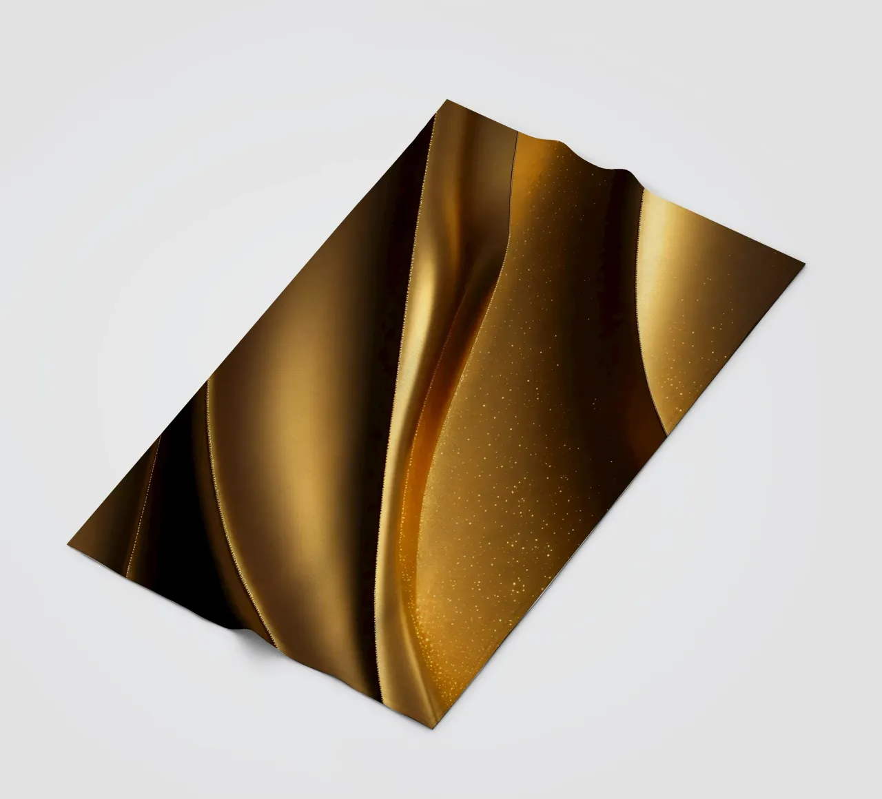 Abstrakt Golden Streifen fleece blanket by kosinsart.gallery