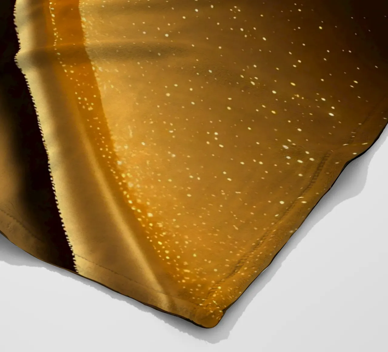 Abstrakt Golden Streifen fleece blanket by kosinsart.gallery