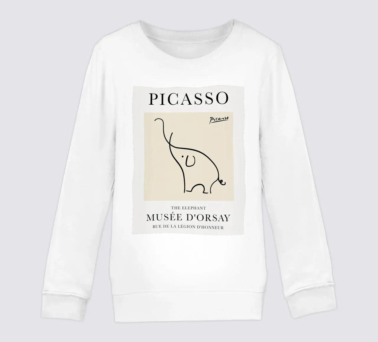 Esquisse de l'éléphant de Picasso sweat enfant de Jam Poster