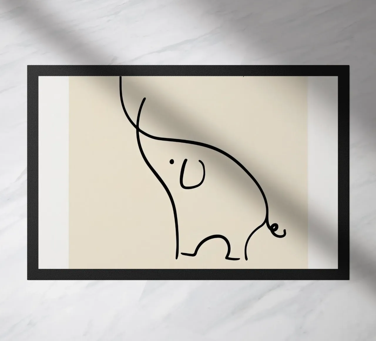 Schizzo di Elefante di Picasso zerbino da Jam Poster