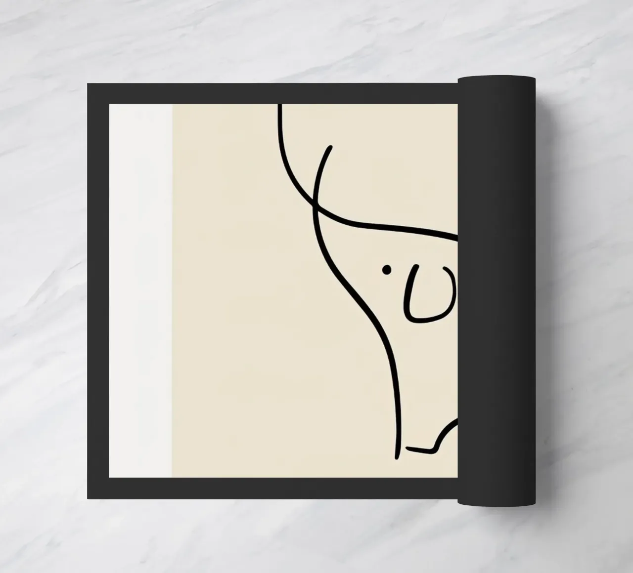 Schizzo di Elefante di Picasso zerbino da Jam Poster