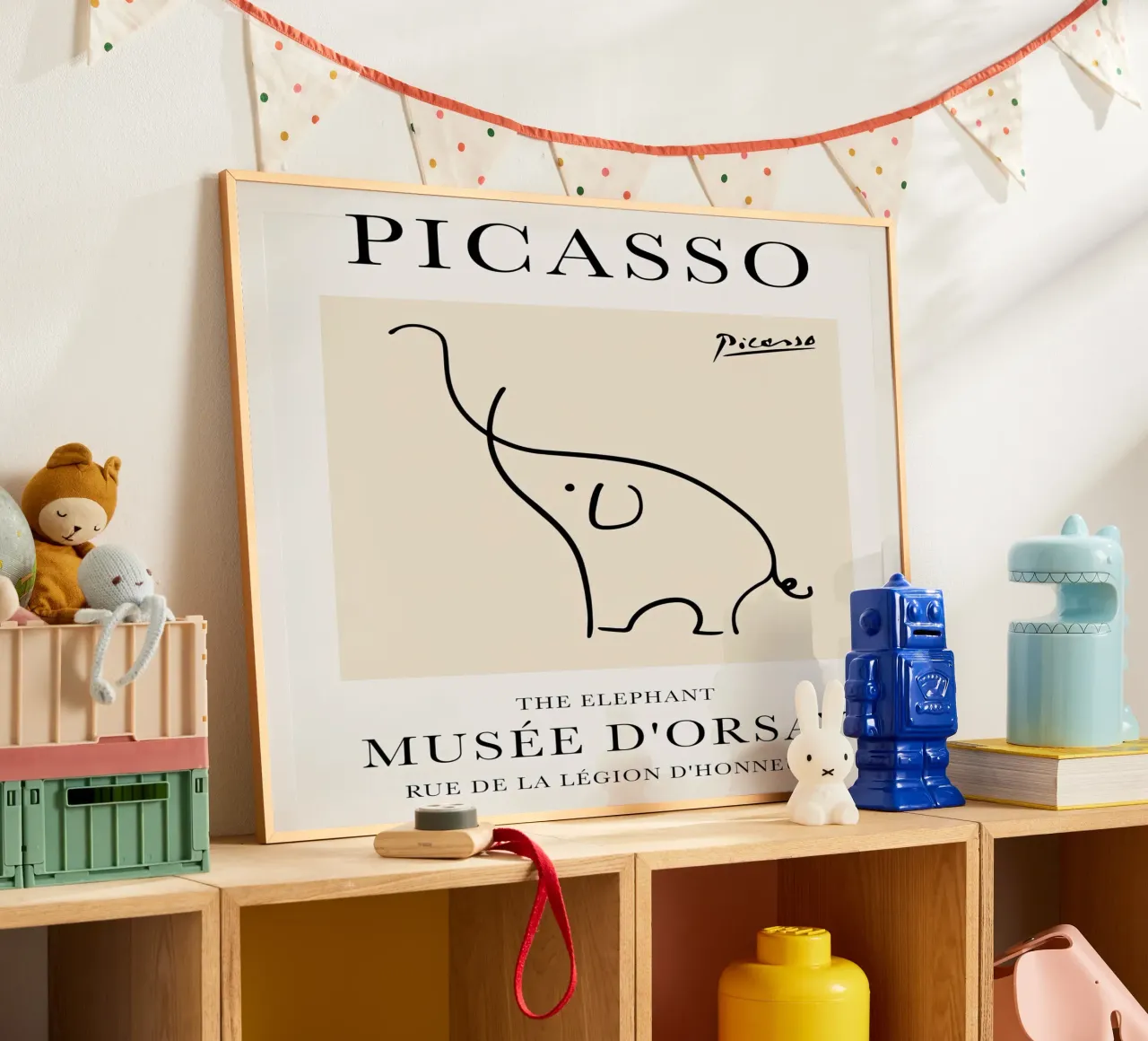 Picasso Elephant Sketch hahnemühle by Jam Poster