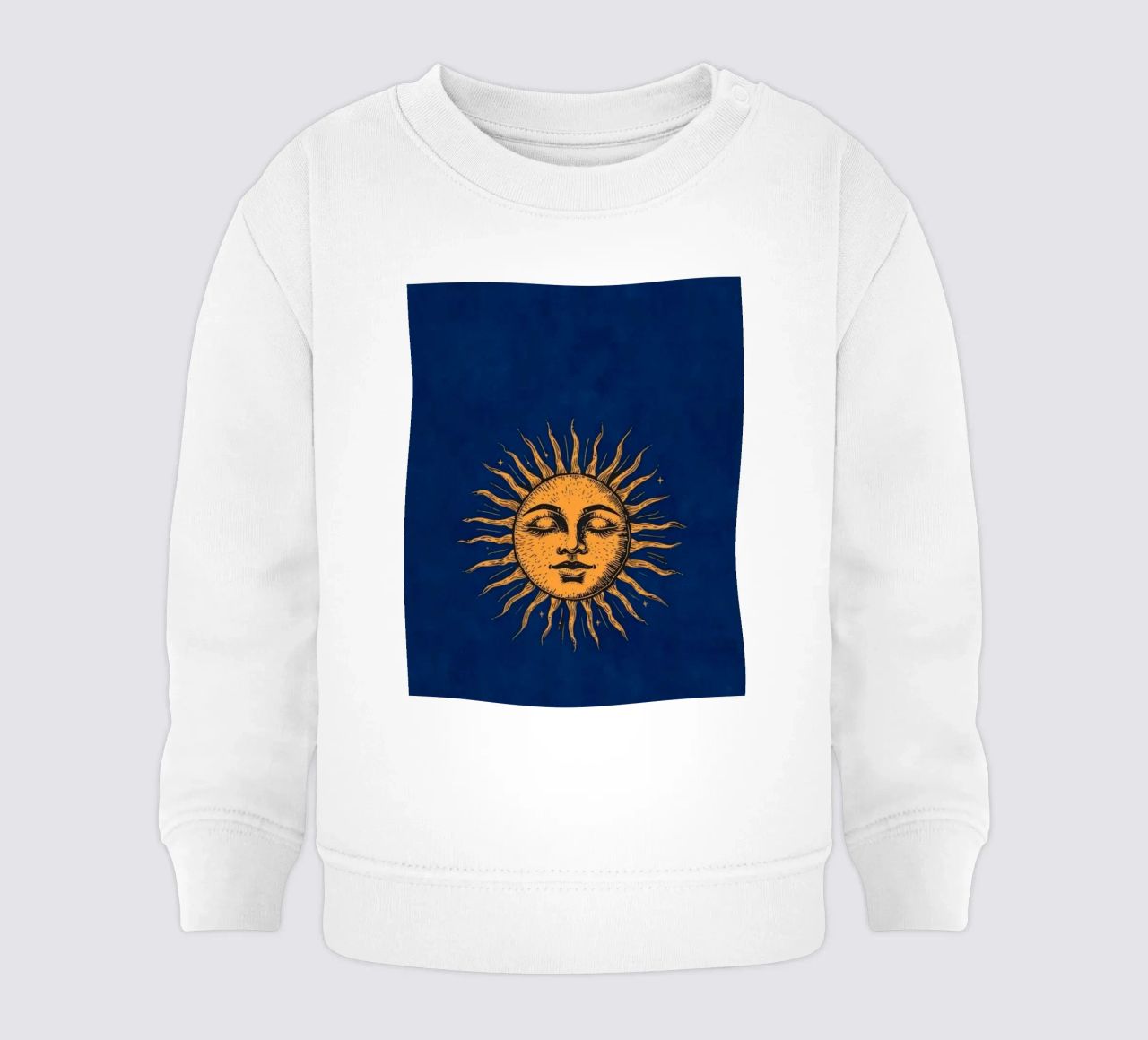 Sole e notte felpa neonato da graphic design