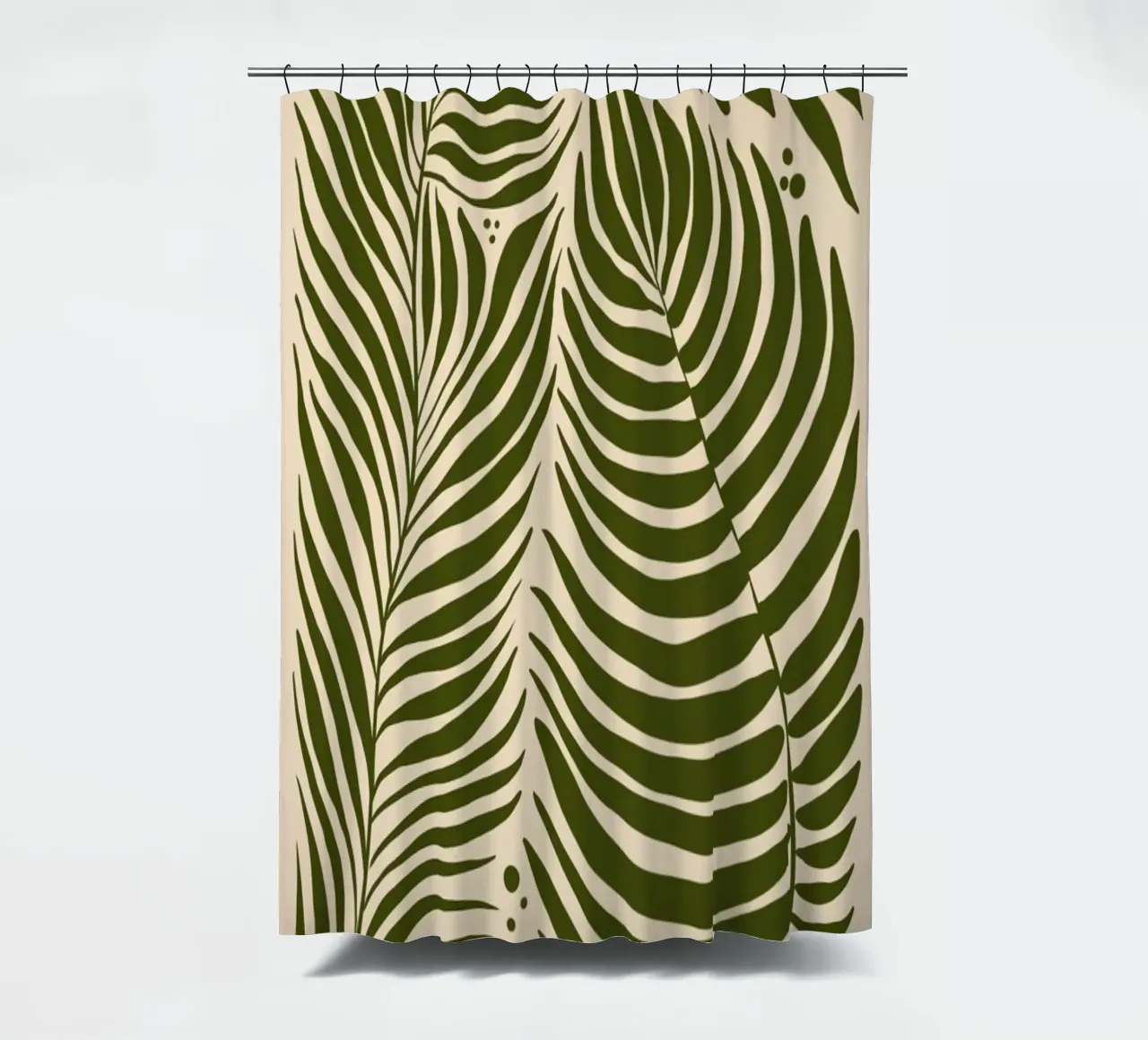 In Terms of Fern shower curtain by Pure