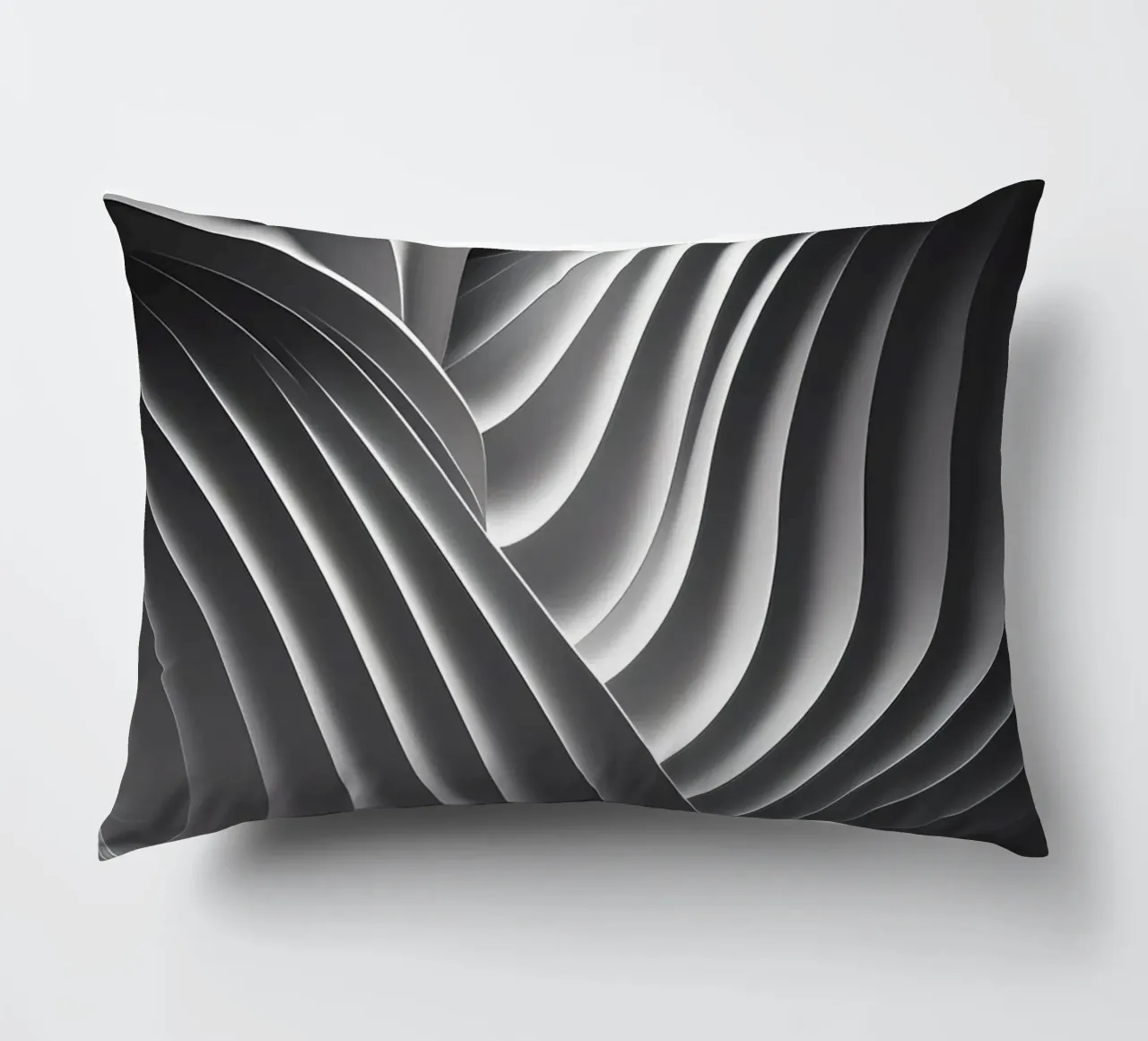 Abstrakt Streifenwellen cuscino da kosinsart.gallery