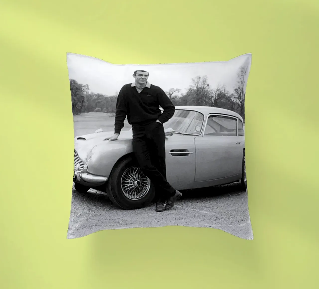 Il Sean con auto retrò cuscino da Martin studio