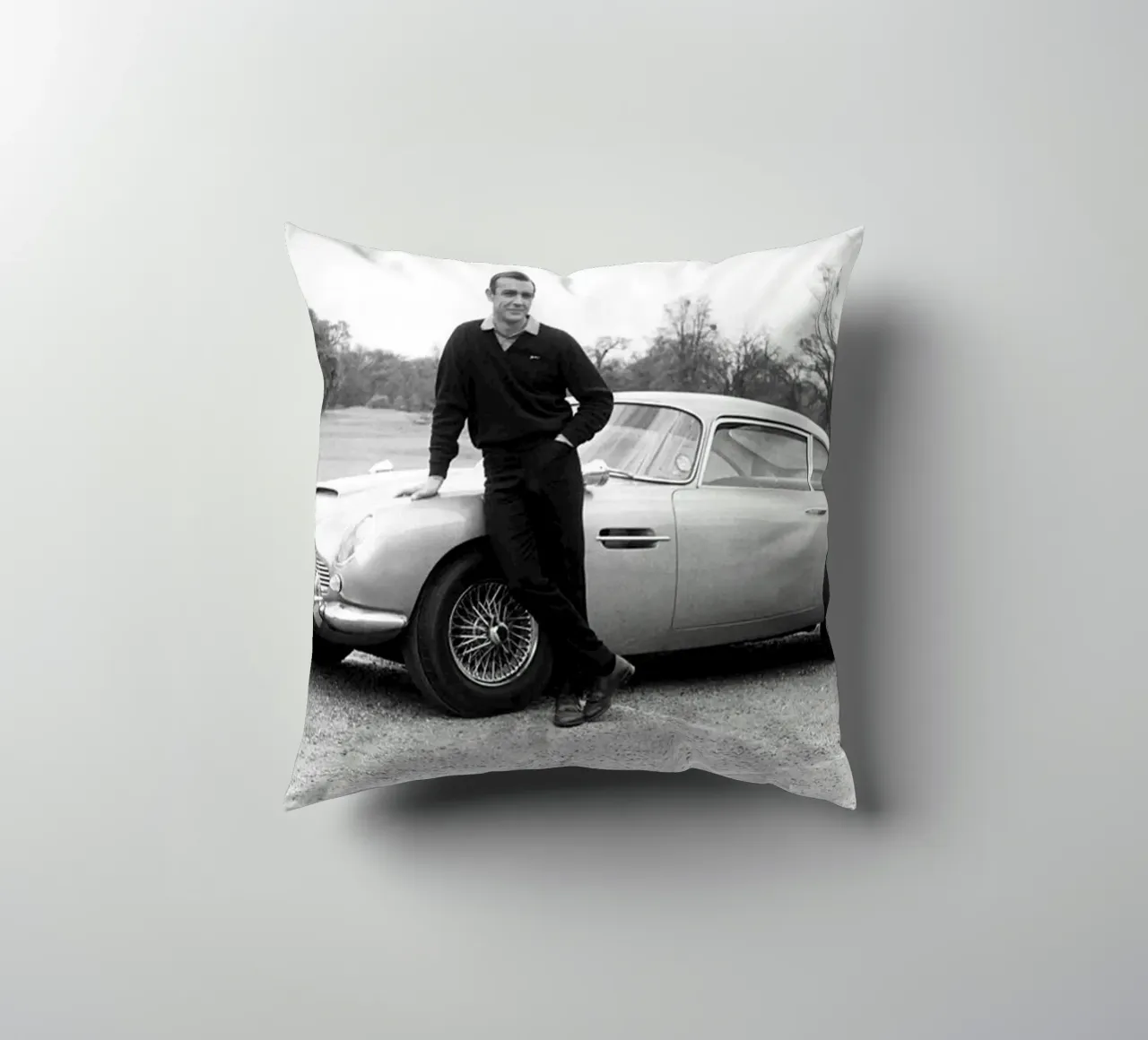Il Sean con auto retrò cuscino da Martin studio