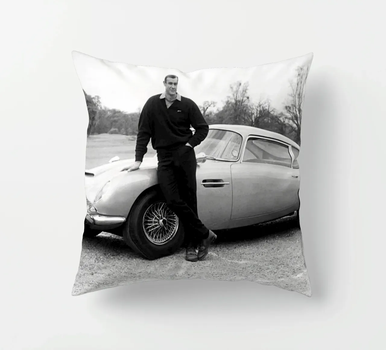 Il Sean con auto retrò cuscino da Martin studio