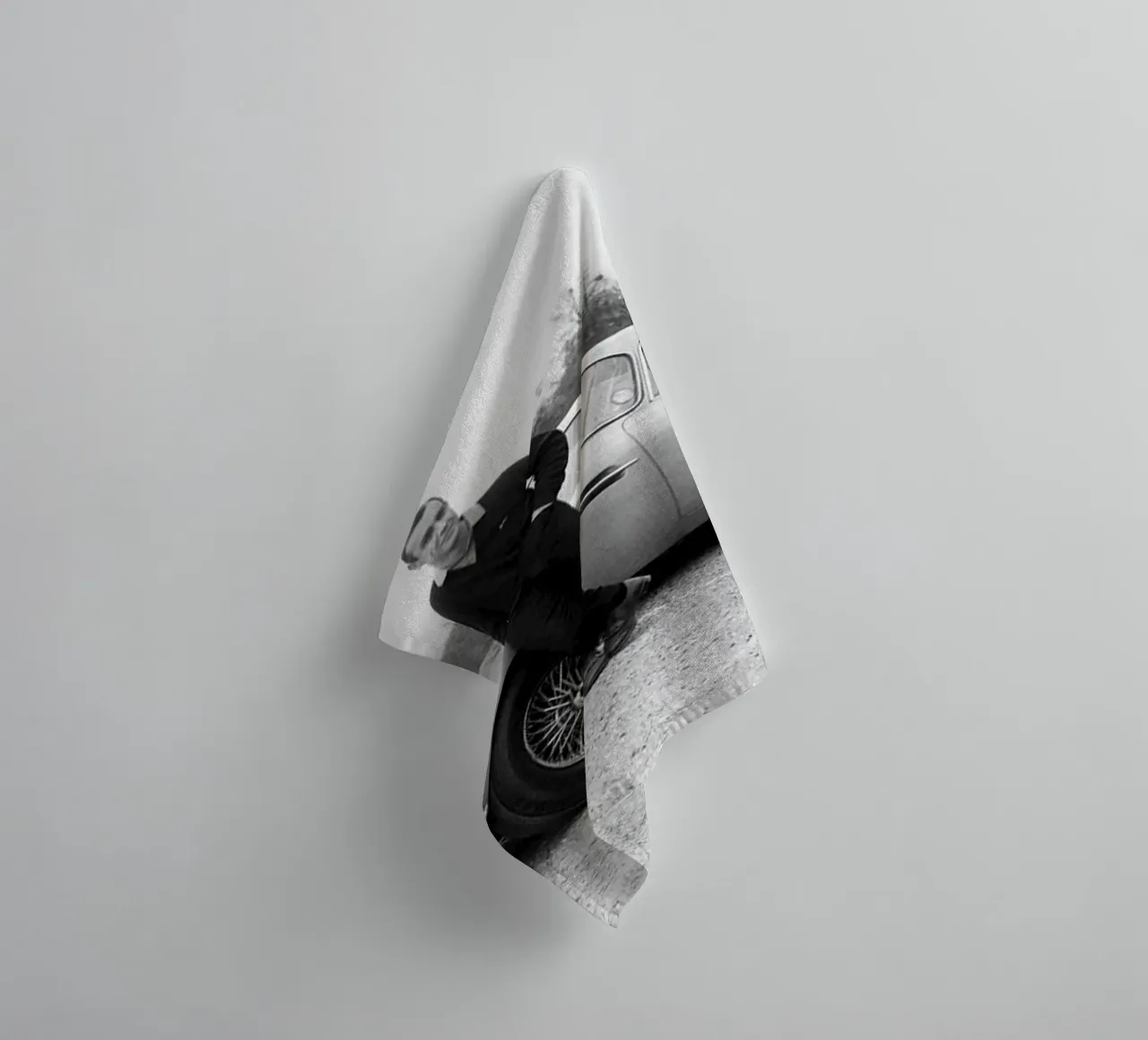 Il Sean con auto retrò asciugamano da bagno da Martin studio