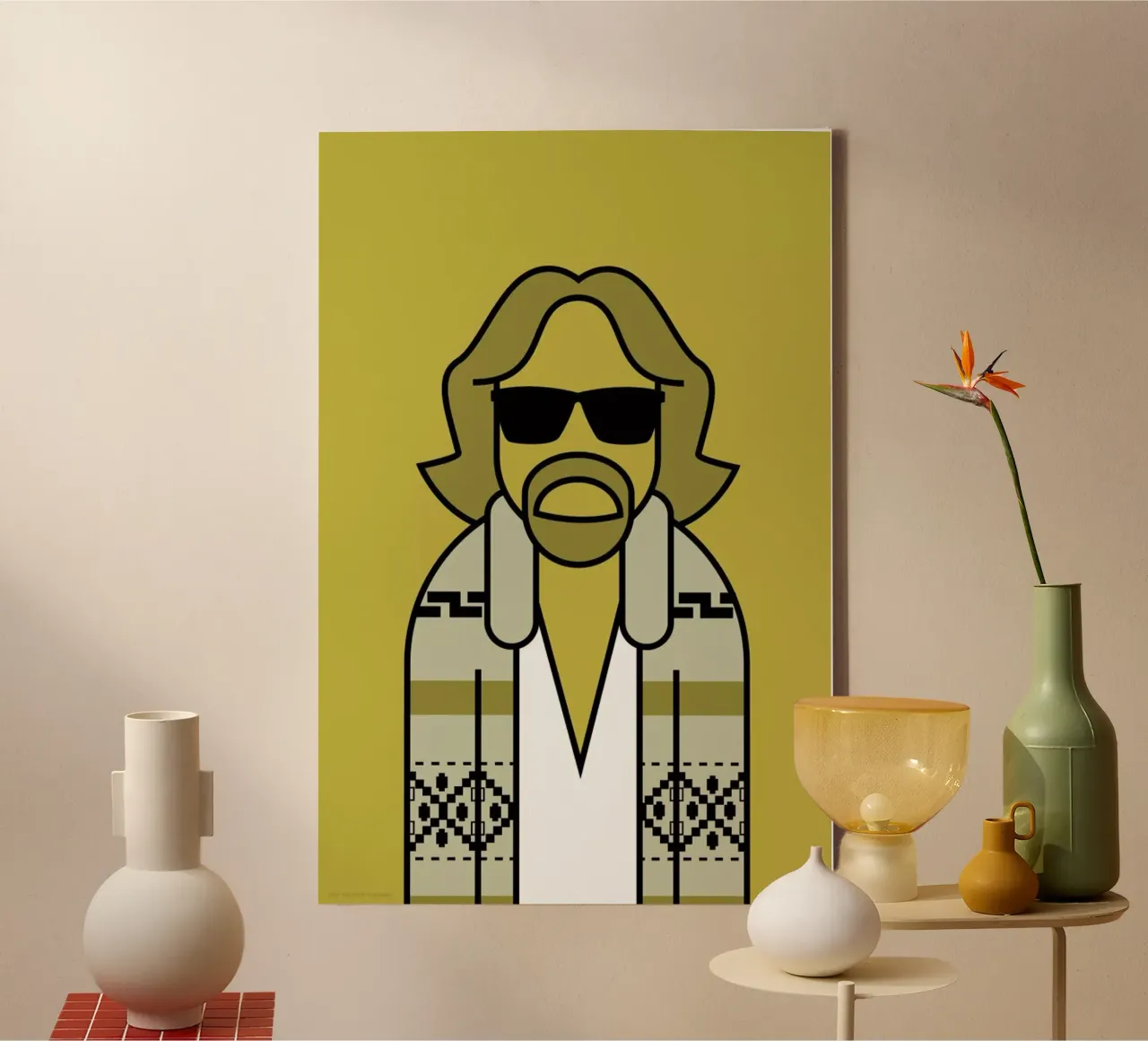 Jeffrey tela con Cornice a cassetta da Ale Giorgini