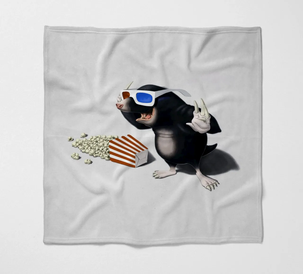 3d (Wordless) coperta in pile da Rob Art | Illustration