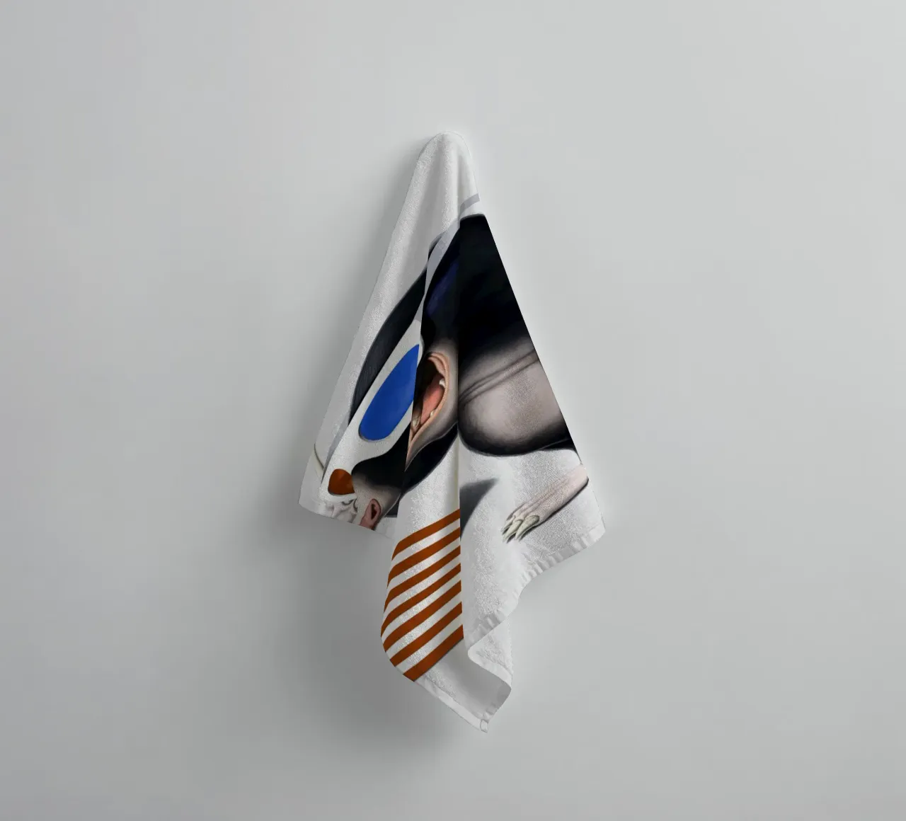 3d (Wordless) asciugamano da bagno da Rob Art | Illustration
