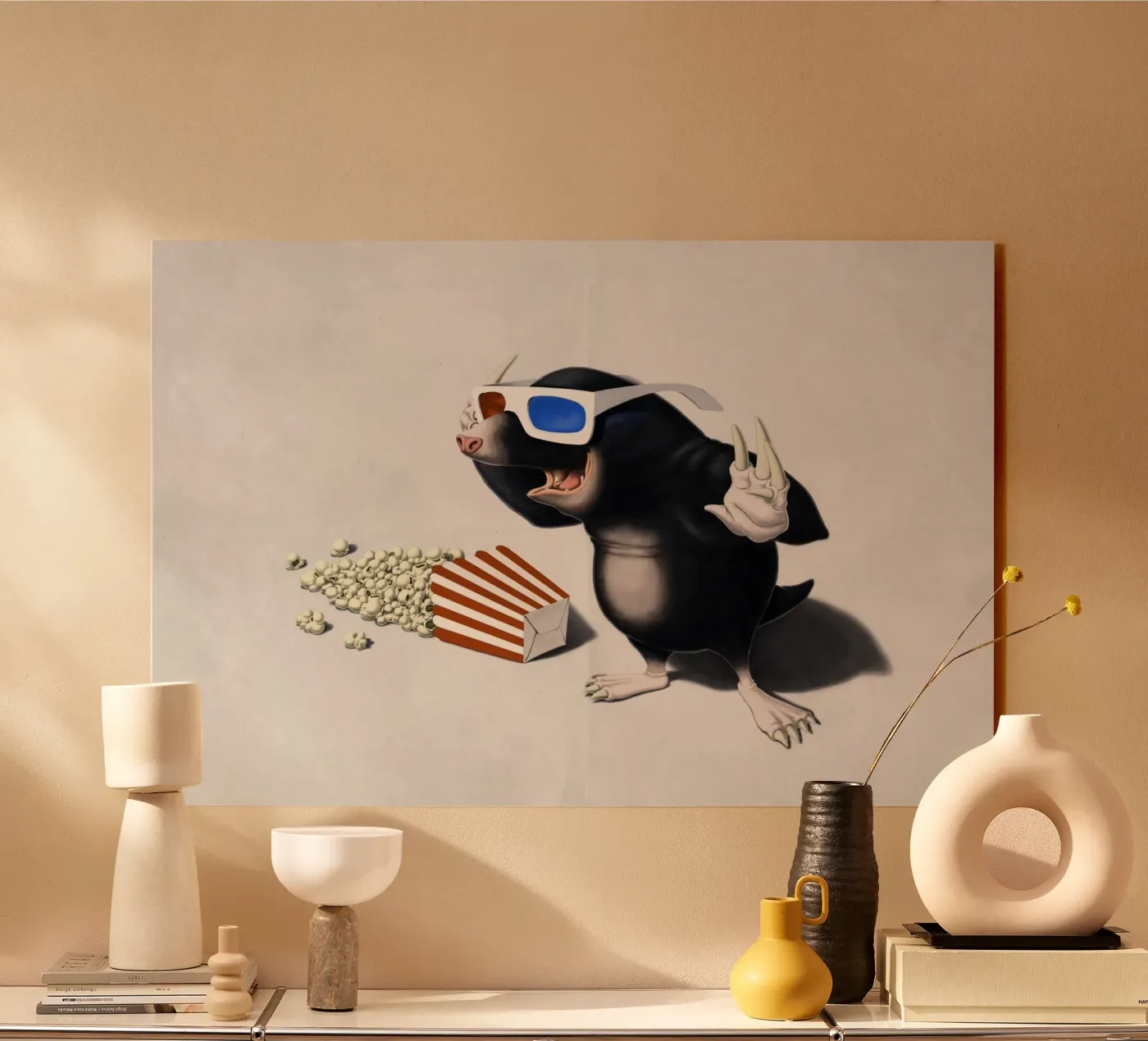 3d (Wordless) Acryl-Glas von Rob Art | Illustration