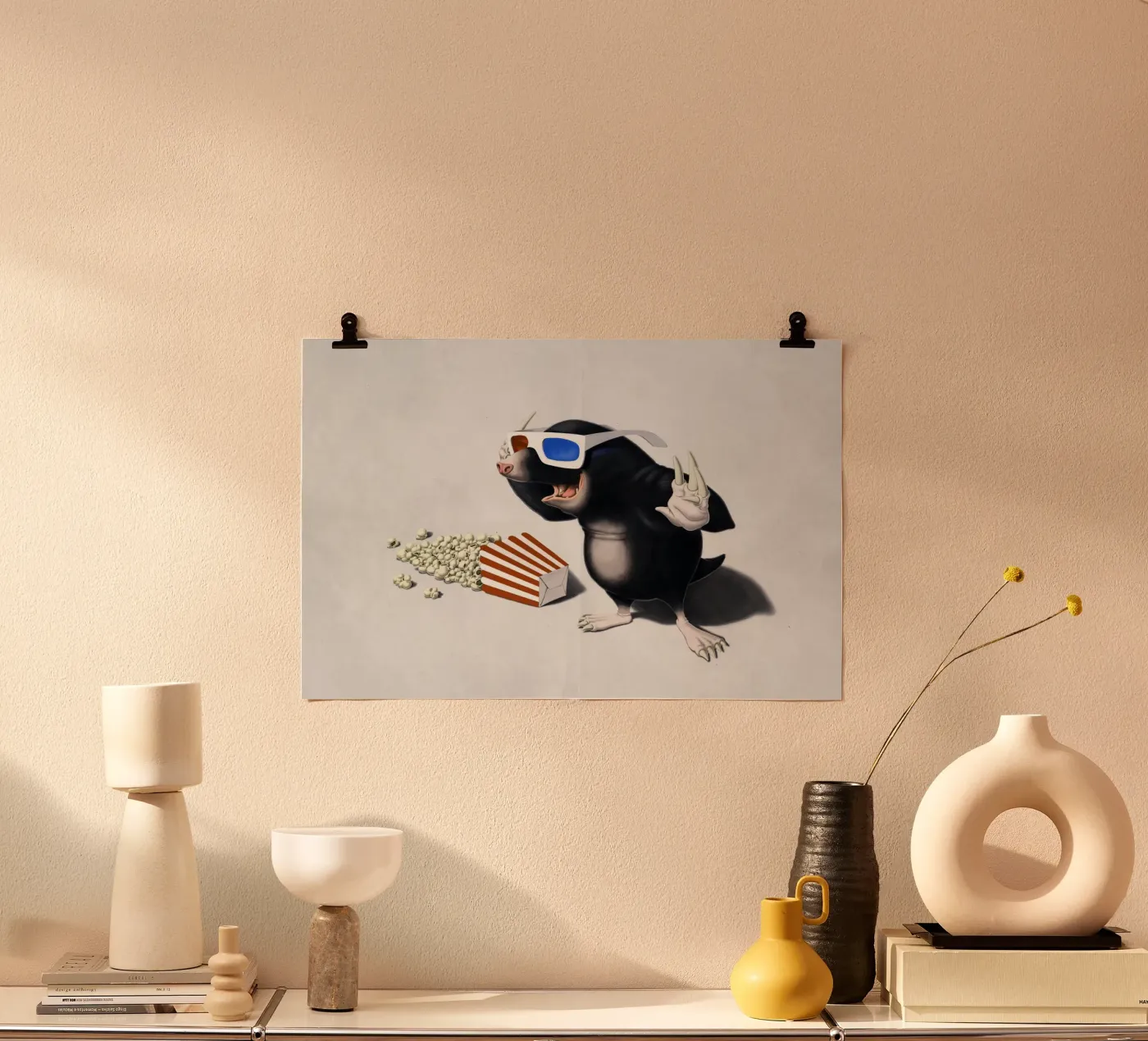 3d (Wordless) poster da Rob Art | Illustration