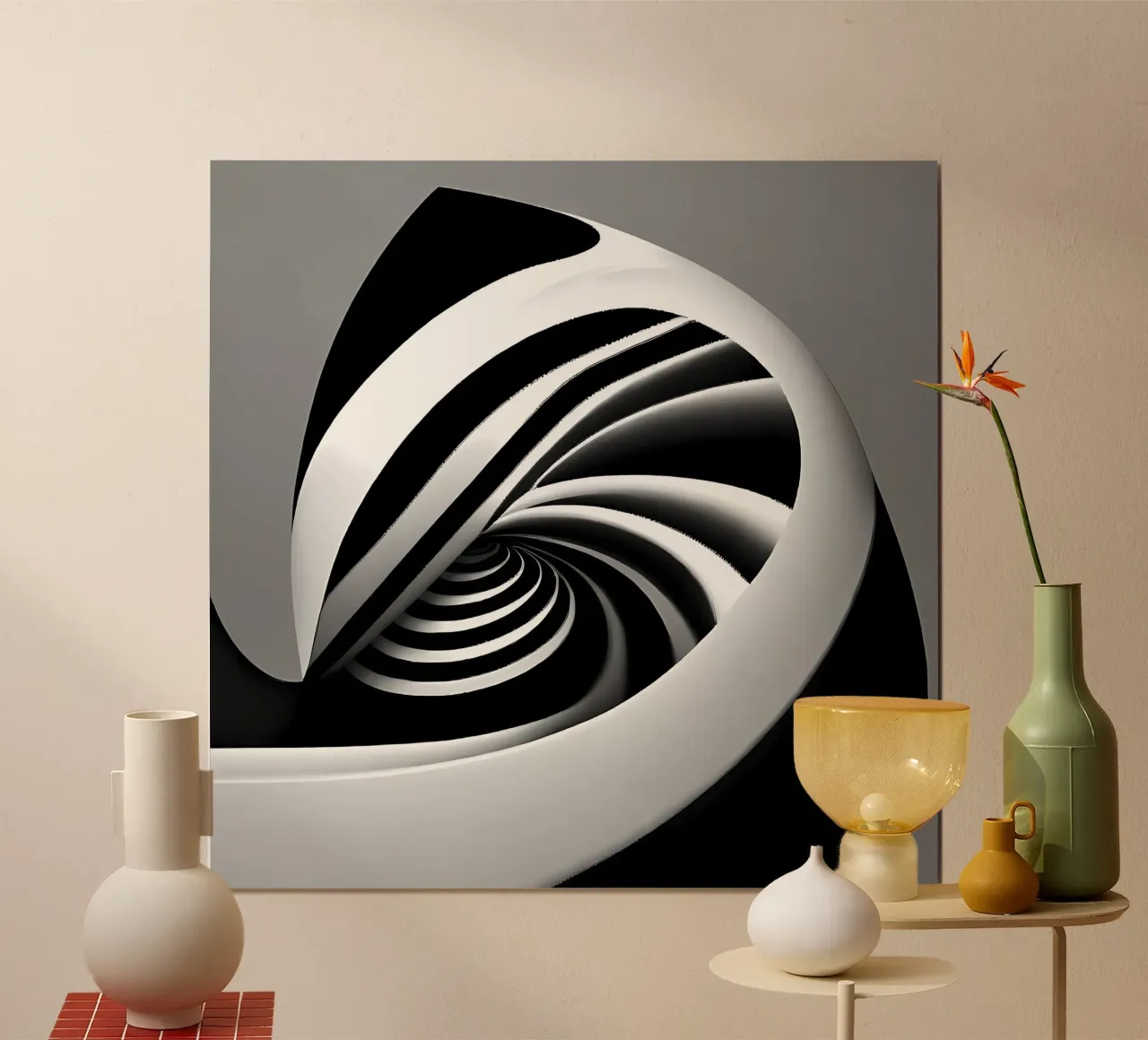 Abstrakt Treppenohr hahnemühle by kosinsart.gallery