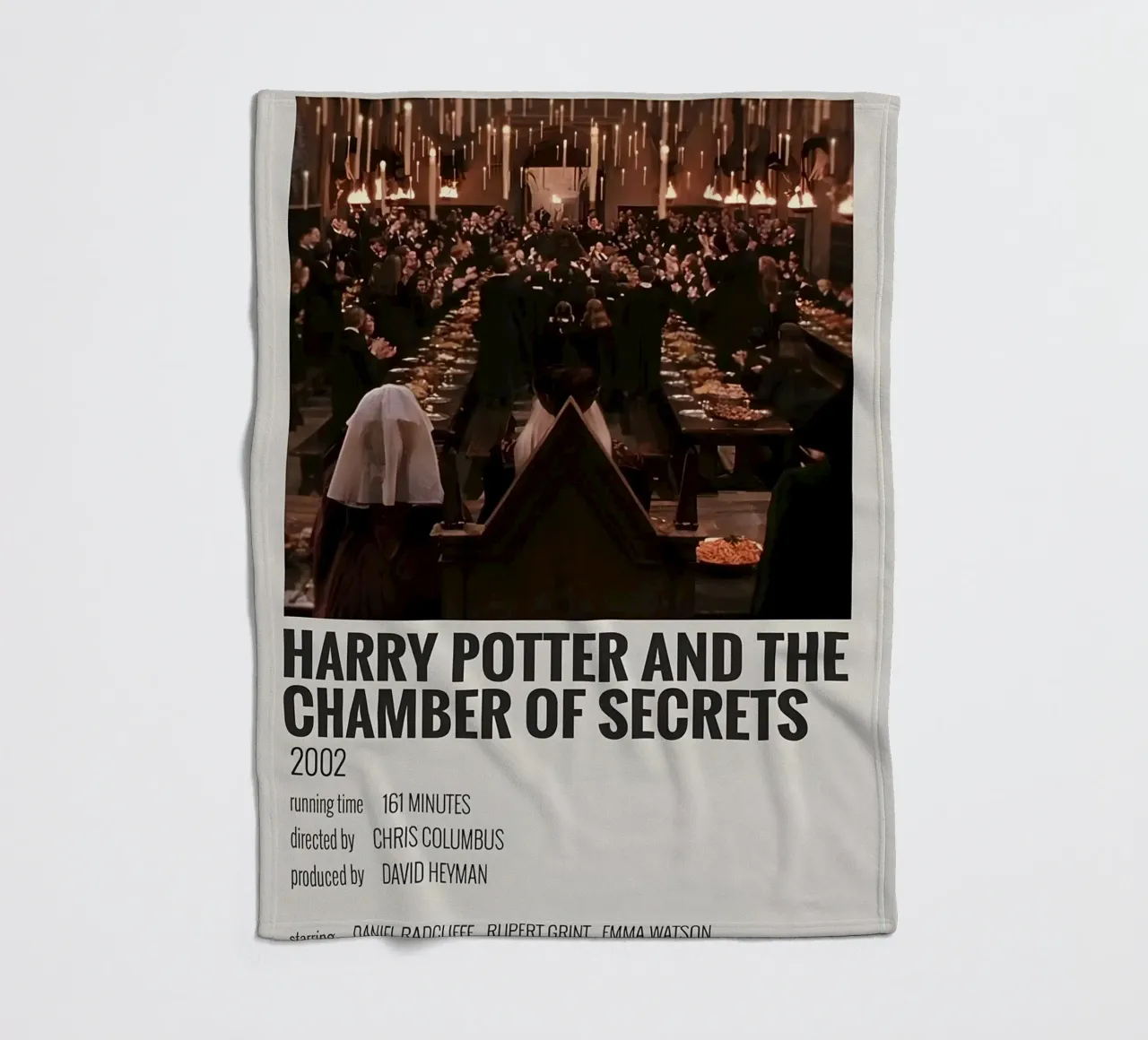 HARRY POTTER AND THE CHAMBER OF SECRETS 2002 coperta in pile da MVFminimalist
