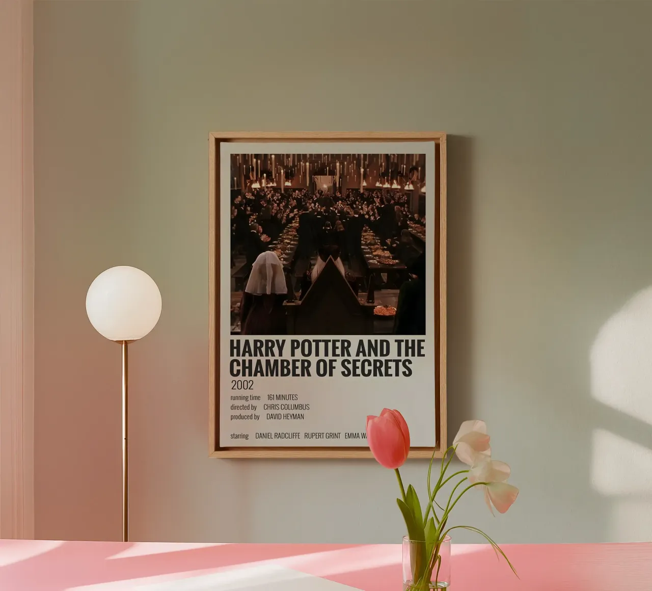 HARRY POTTER AND THE CHAMBER OF SECRETS 2002 tela con Cornice a cassetta da MVFminimalist