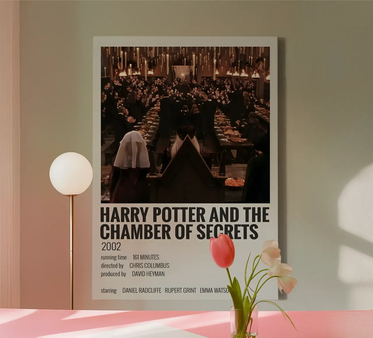 HARRY POTTER AND THE CHAMBER OF SECRETS 2002 tela con Cornice a cassetta da MVFminimalist