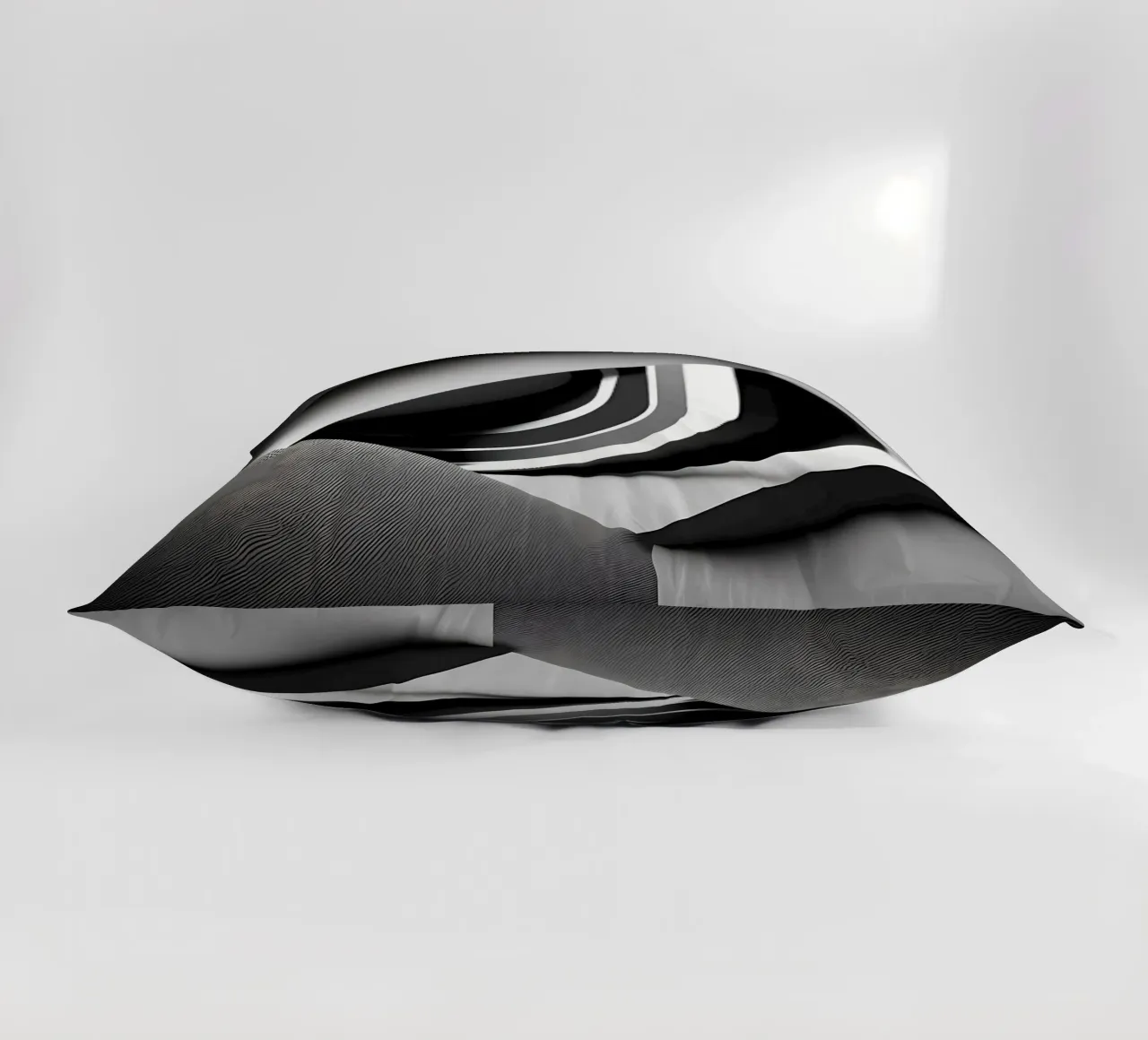 Abstrakt Würfel Grau und Weiß cuscino da kosinsart.gallery