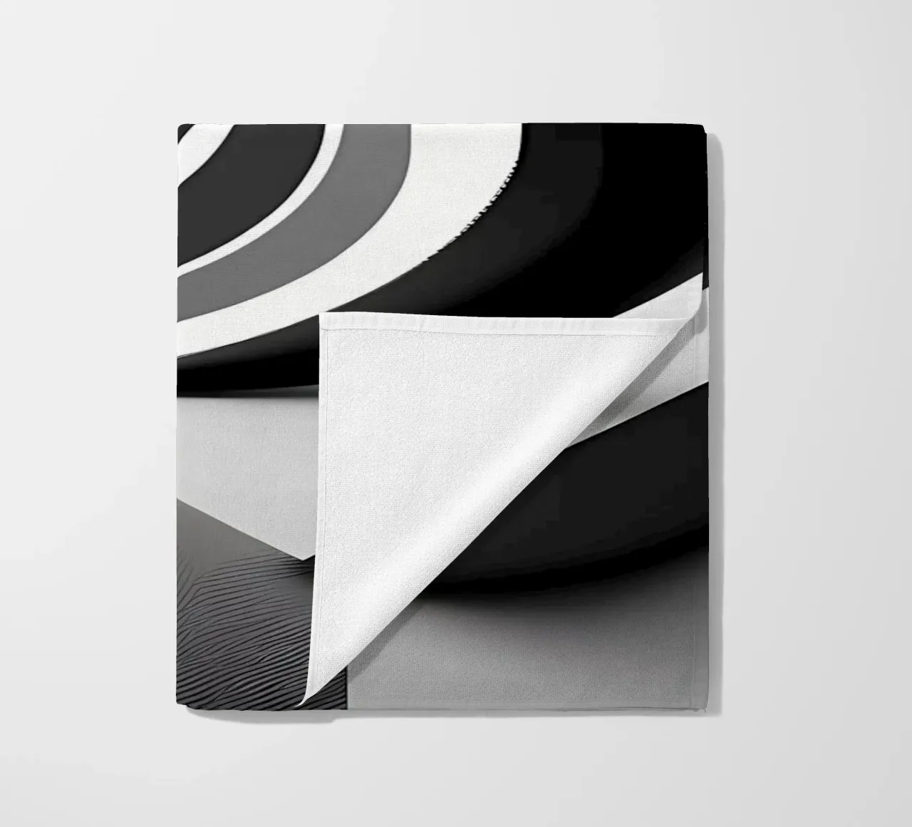 Abstrakt Würfel Grau und Weiß telo mare da kosinsart.gallery