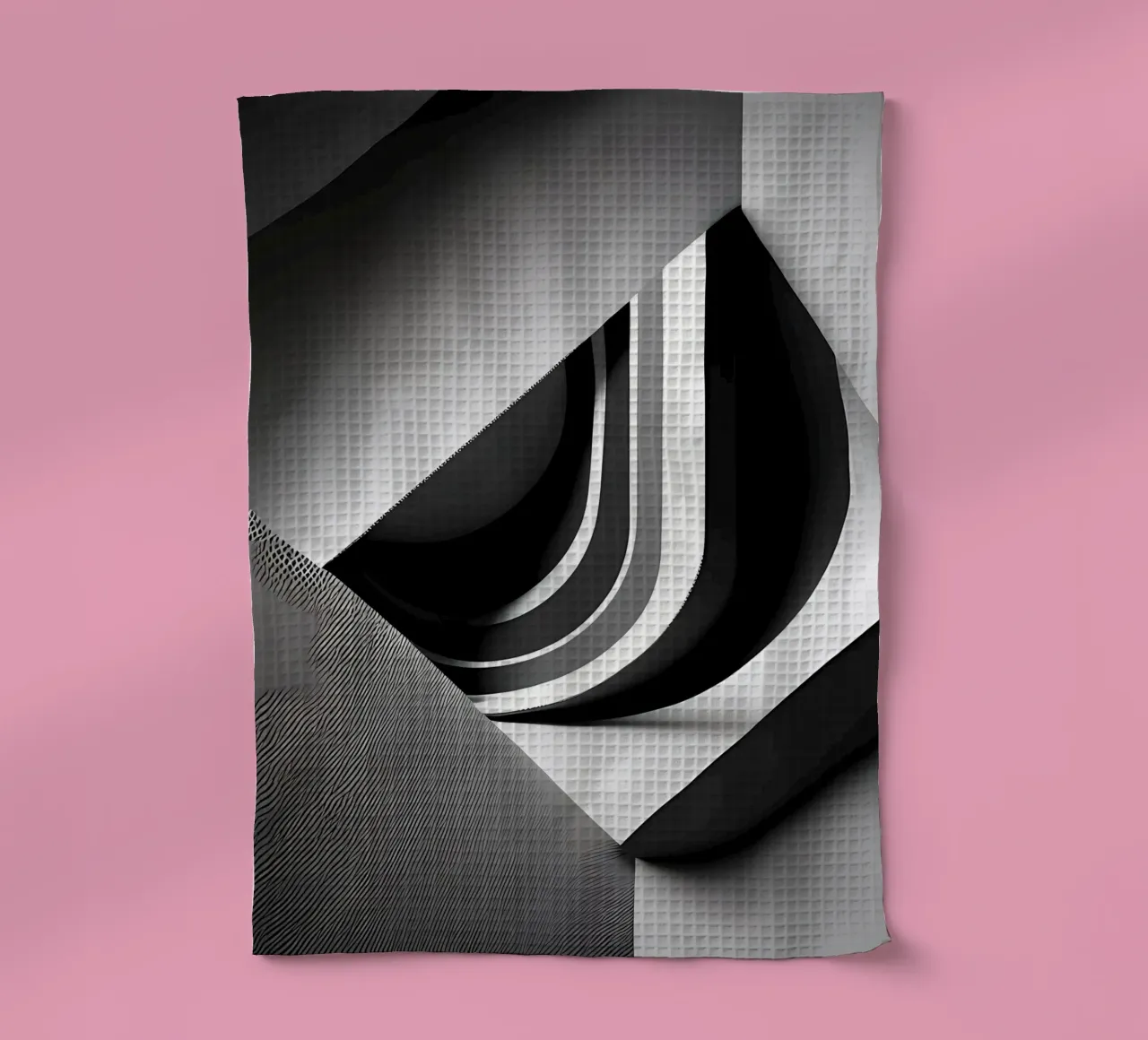 Abstrakt Würfel Grau und Weiß canovaccio da cucina da kosinsart.gallery
