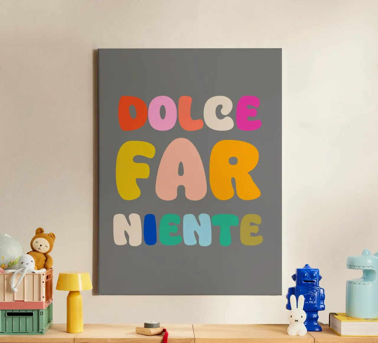 Dolce far niente tela con Cornice a cassetta da susanapaz