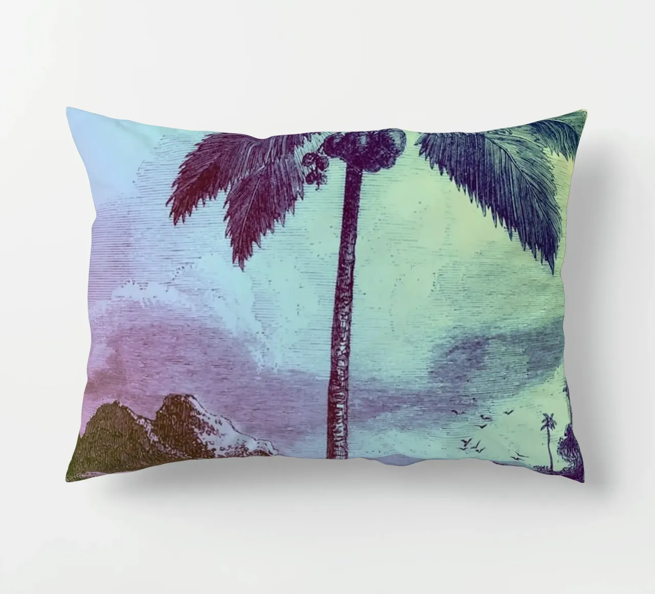 Palm Pop: II | Press Play Art Print Remix decorative cushion by Press Play Art Prints