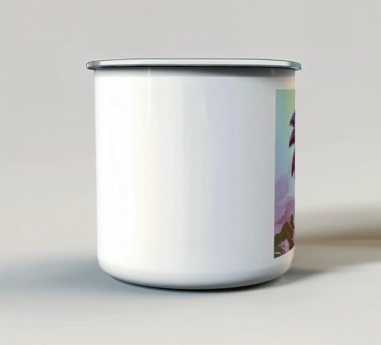 Palm Pop: II | Press Play Stampa d'arte Remix tazza in smalto da Press Play Art Prints