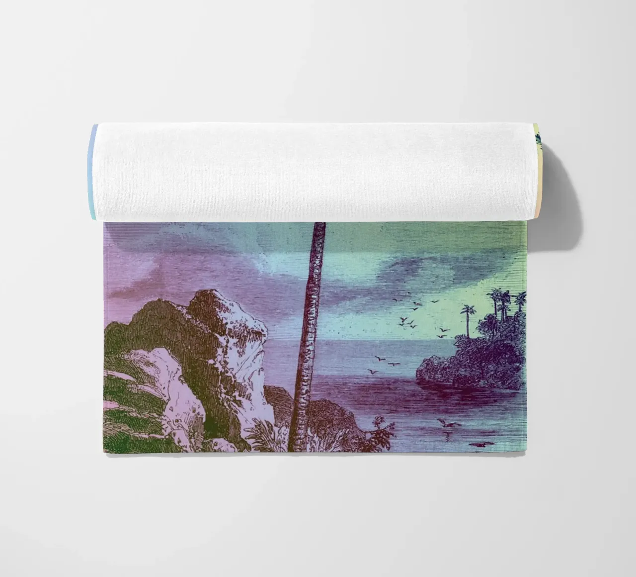 Palm Pop: II | Press Play Art Print Remix toalla de playa de Press Play Art Prints