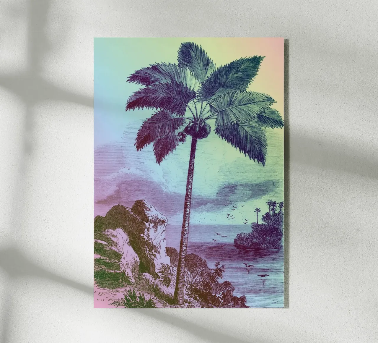 Palm Pop: II | Press Play Art Print Remix metacrilato de Press Play Art Prints