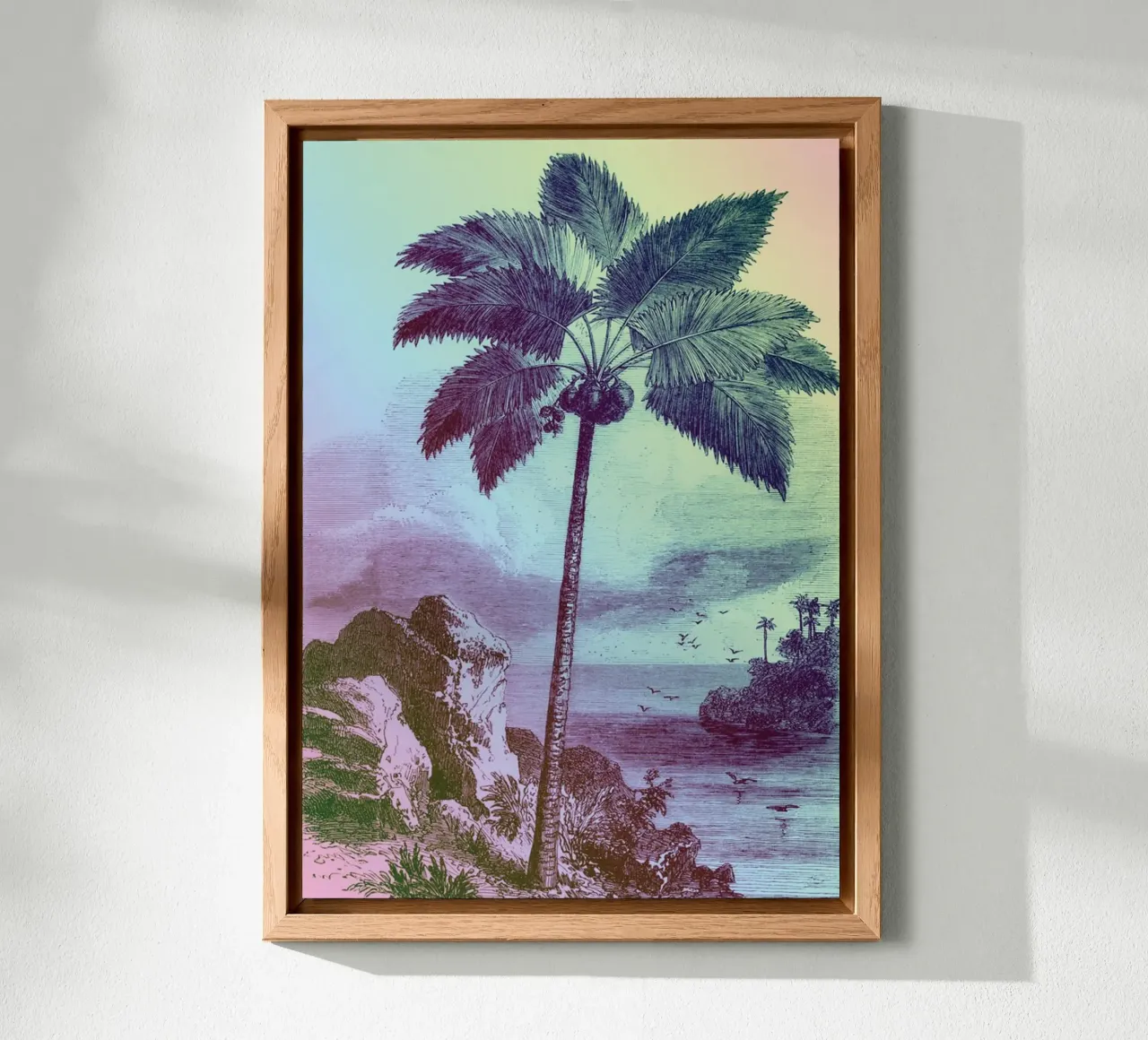 Palm Pop: II | Press Play Art Print Remix aluminio dibond de Press Play Art Prints