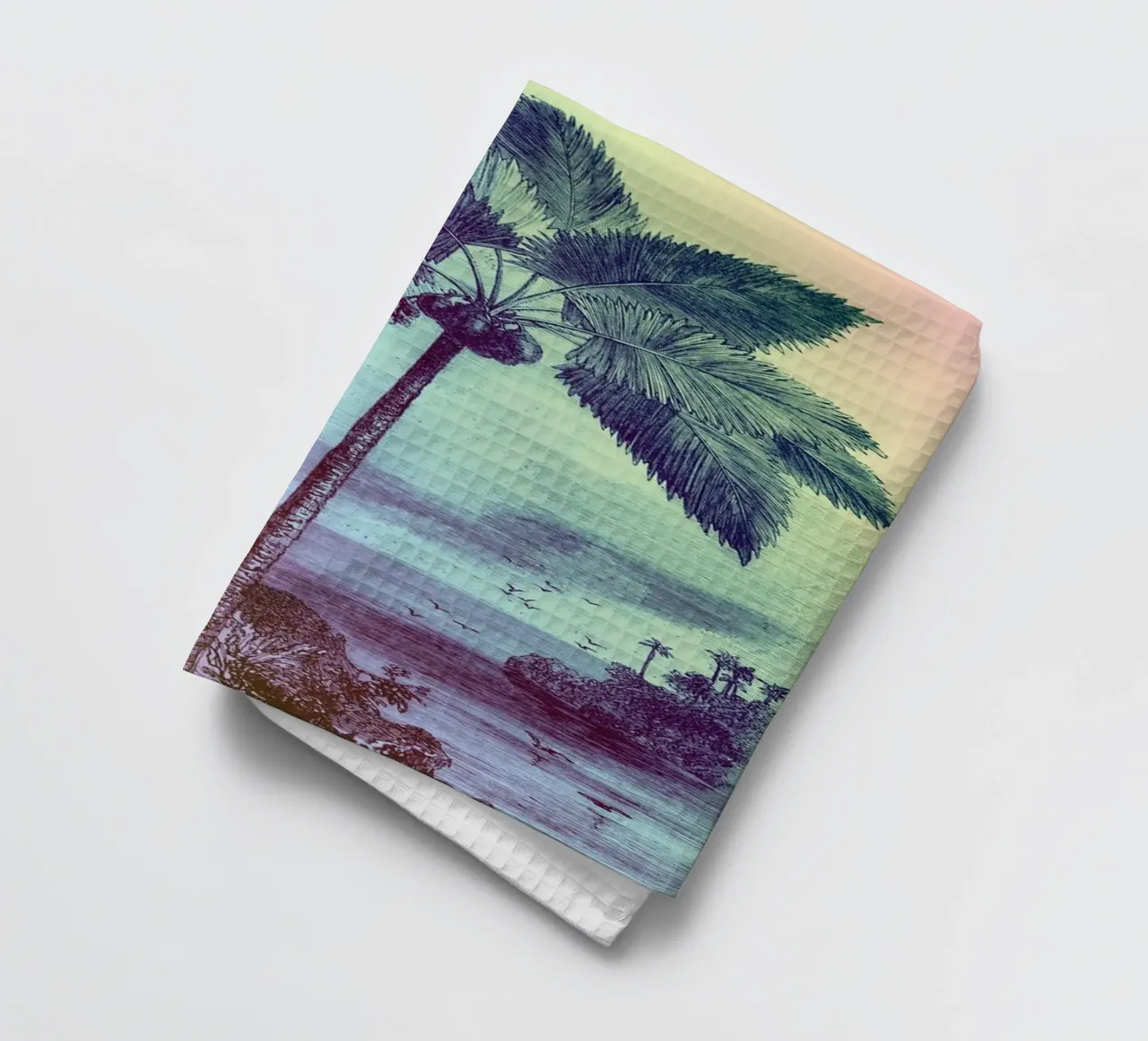 Palm Pop : II | Press Play Art Print Remix torchon de Press Play Art Prints