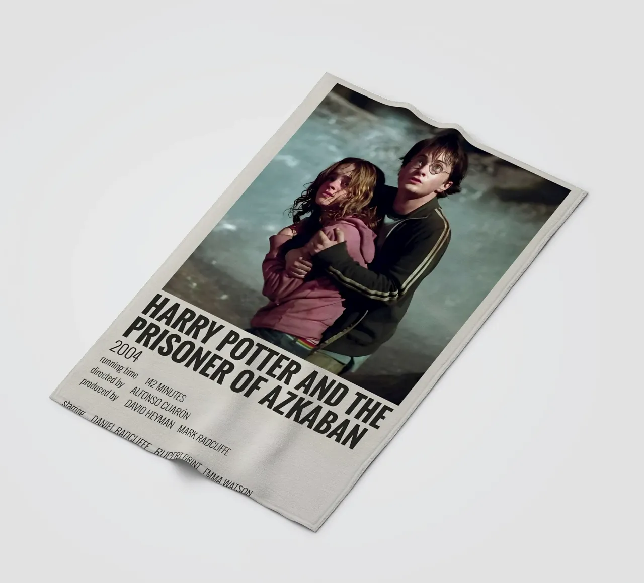 HARRY POTTER AND THE PRISONER OF AZKABAN 2004 coperta in pile da MVFminimalist