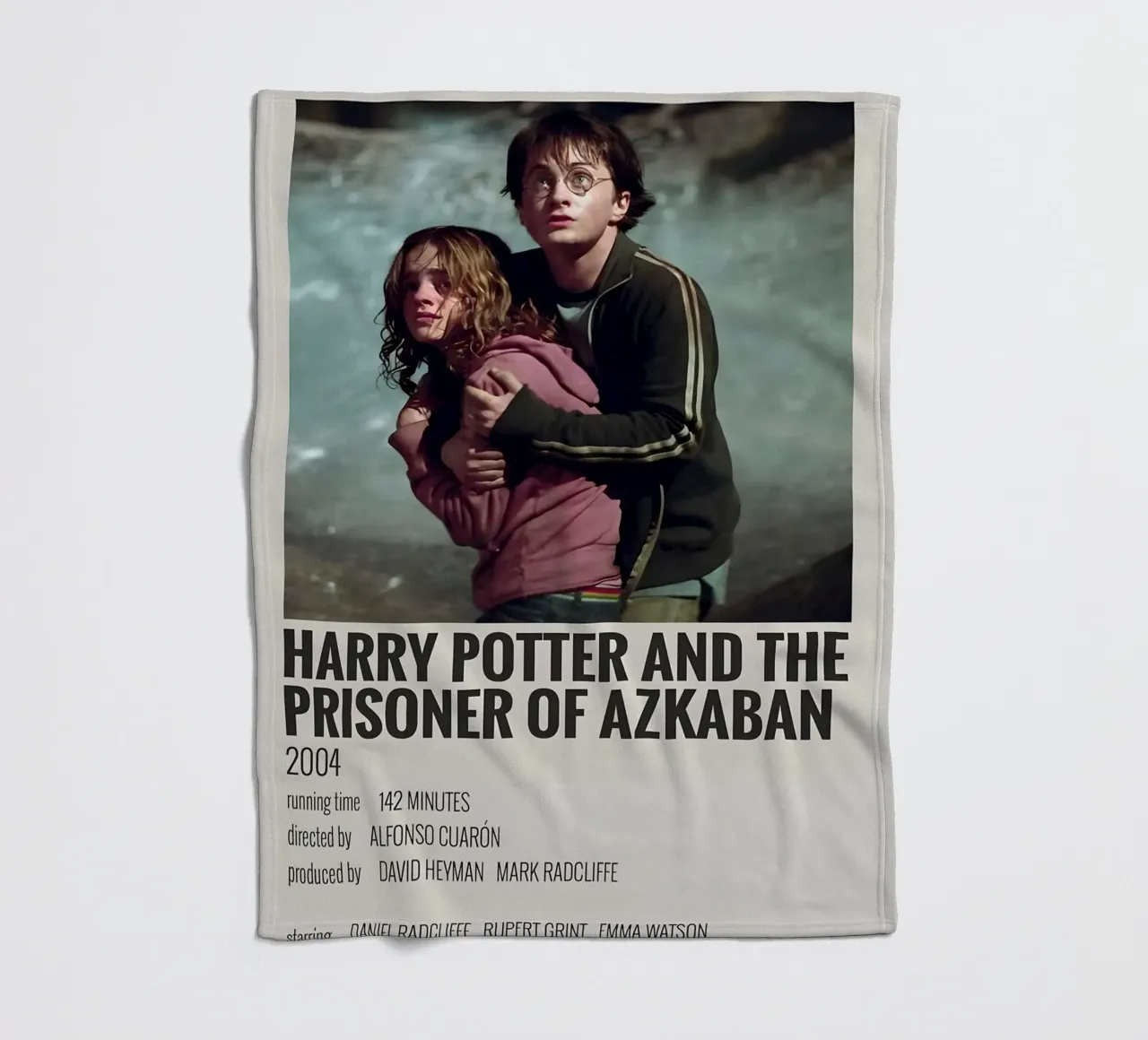 HARRY POTTER AND THE PRISONER OF AZKABAN 2004 coperta in pile da MVFminimalist