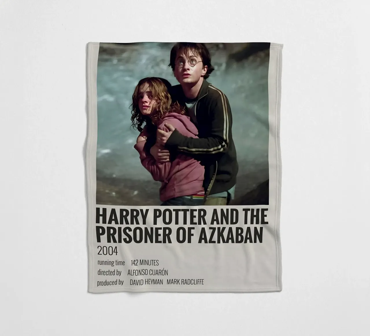 HARRY POTTER AND THE PRISONER OF AZKABAN 2004 coperta in pile da MVFminimalist