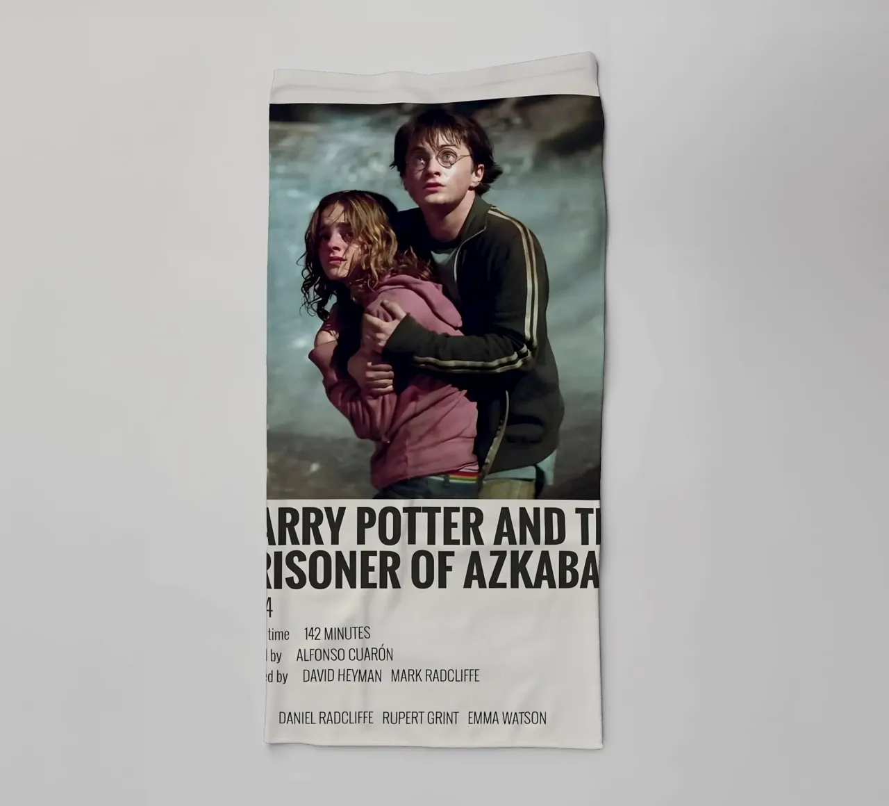 HARRY POTTER AND THE PRISONER OF AZKABAN 2004 asciugamano da bagno da MVFminimalist