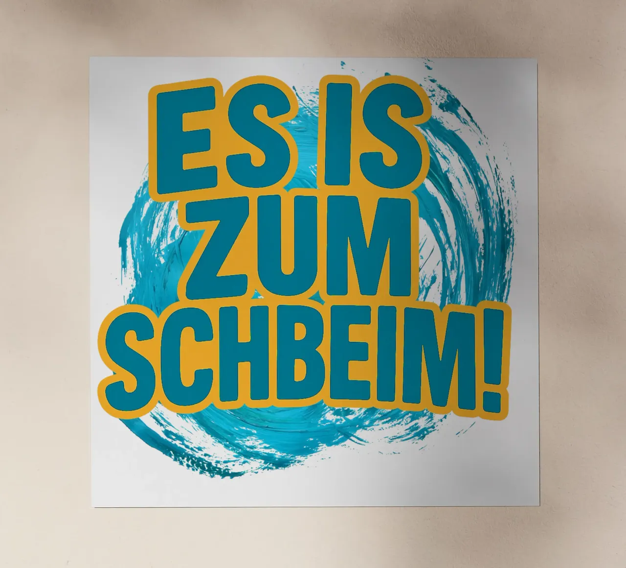 ES IS ZUM SCHBEIM! pellicola backlit da Vintage Van Gogh