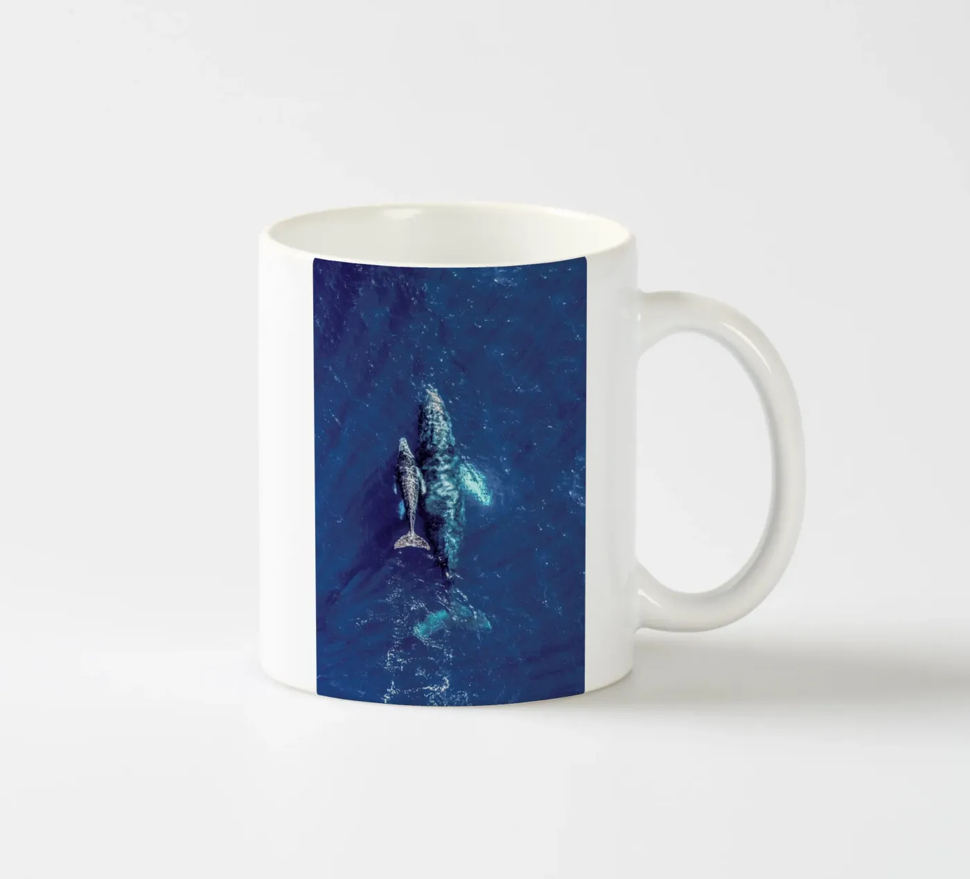 Blue ceramic mug by ROBERTO H