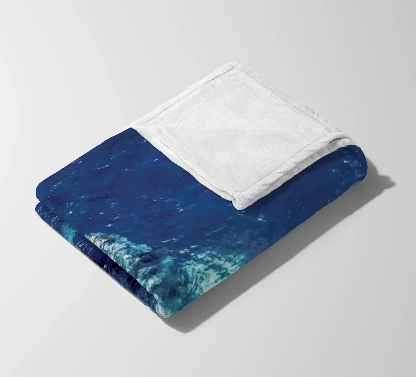 Blue Fleecedecke von ROBERTO H