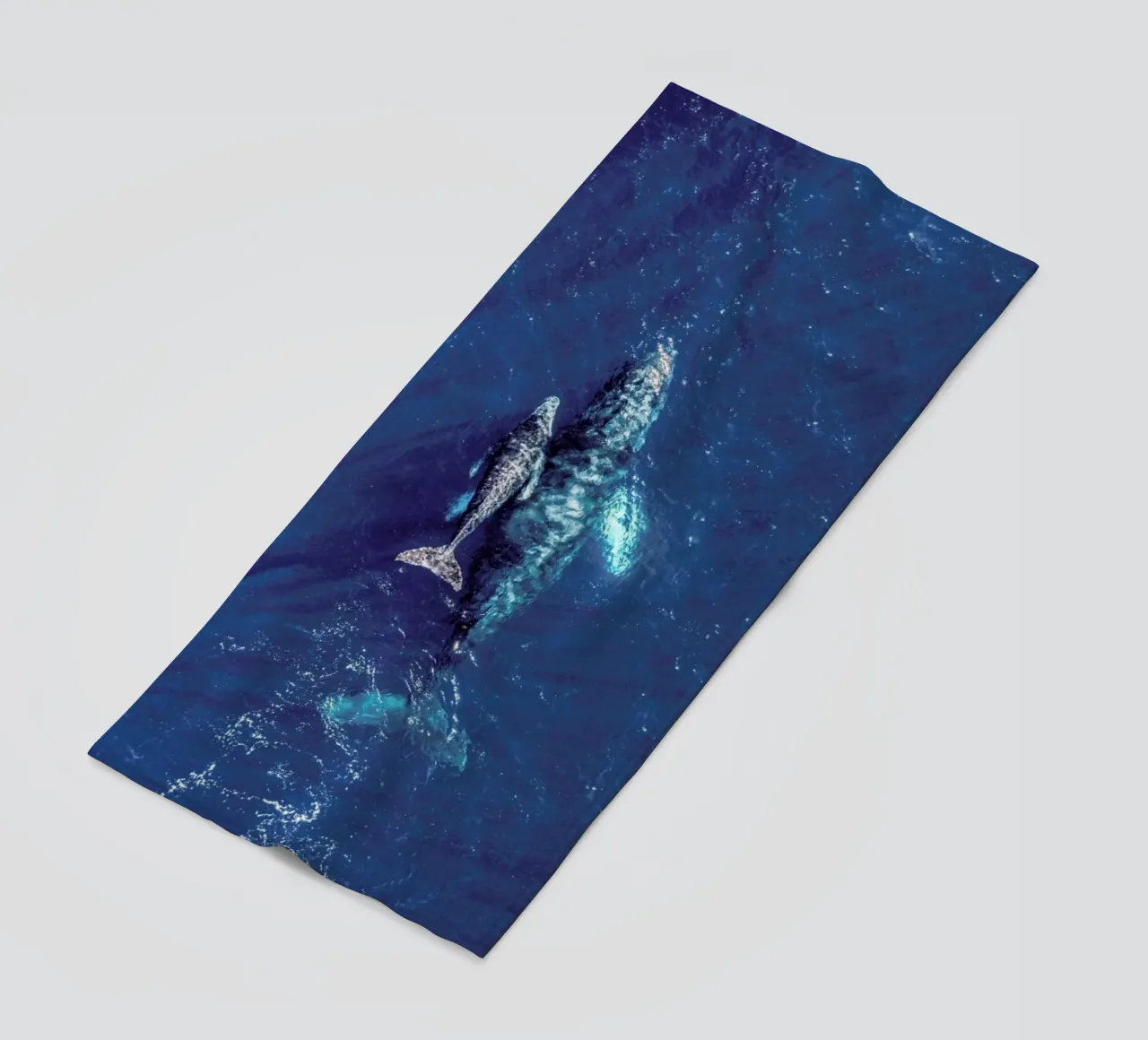 Blue beach towel by ROBERTO H