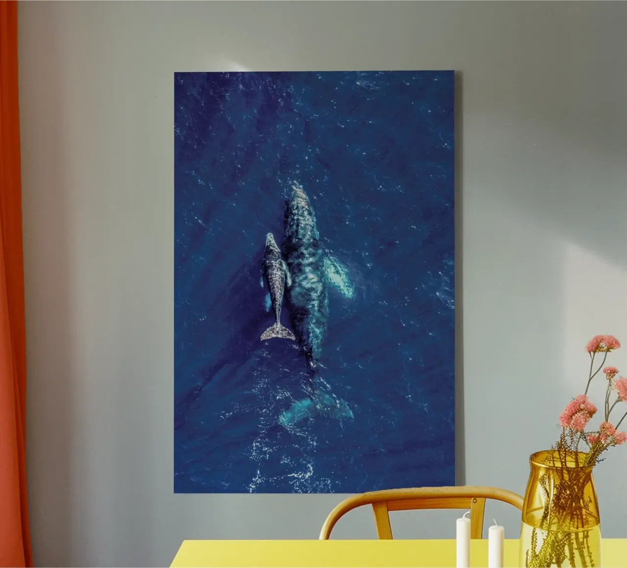 Blue canvas by ROBERTO H