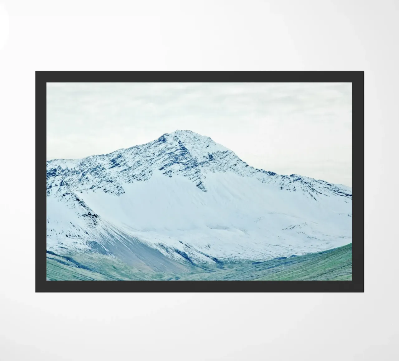 Islanda Montagna di neve zerbino da KISSA STUDIO