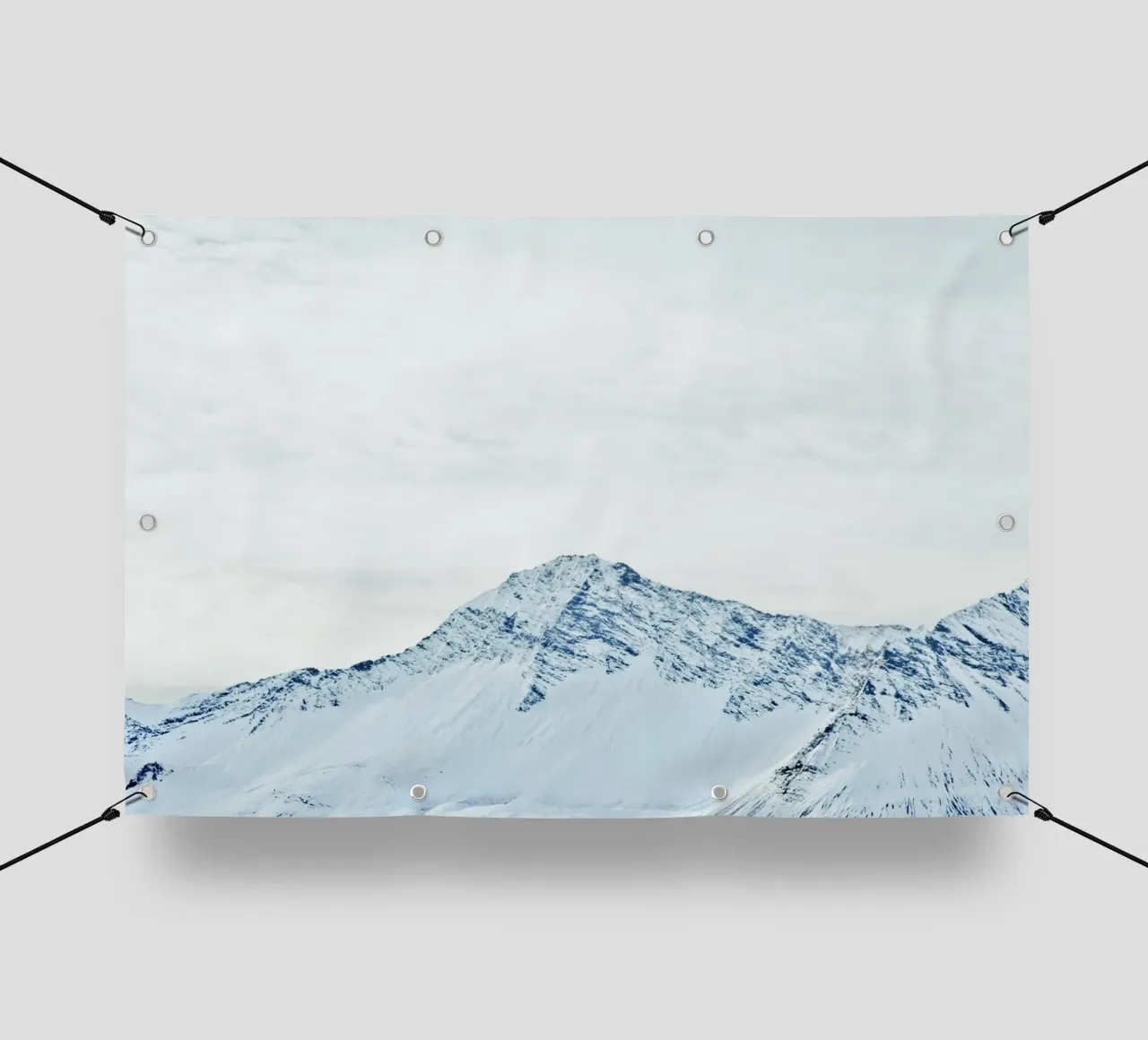 IJsland Sneeuwberg Top pvc-zeil van KISSA STUDIO