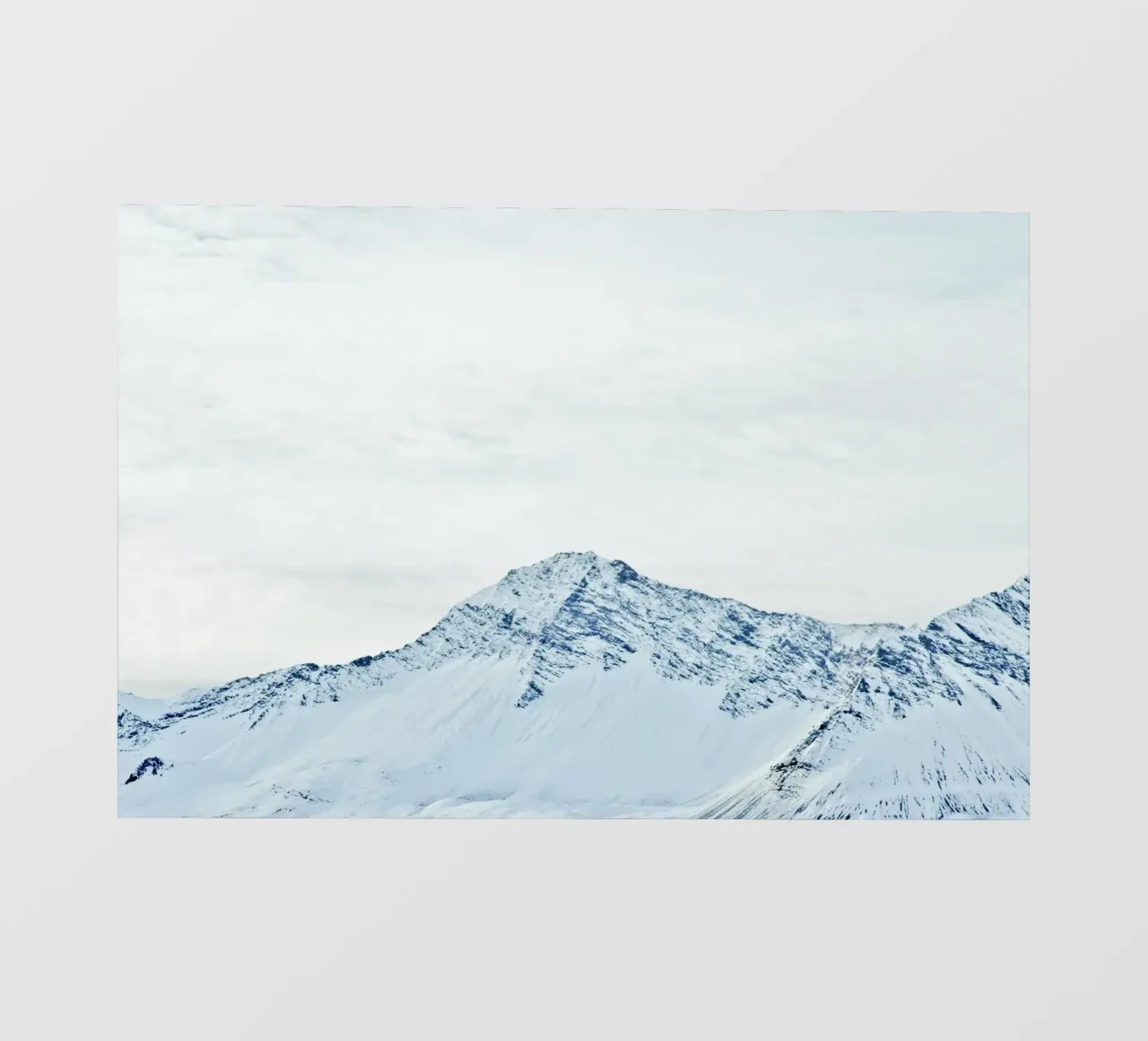 IJsland Sneeuwberg Top pvc-zeil van KISSA STUDIO