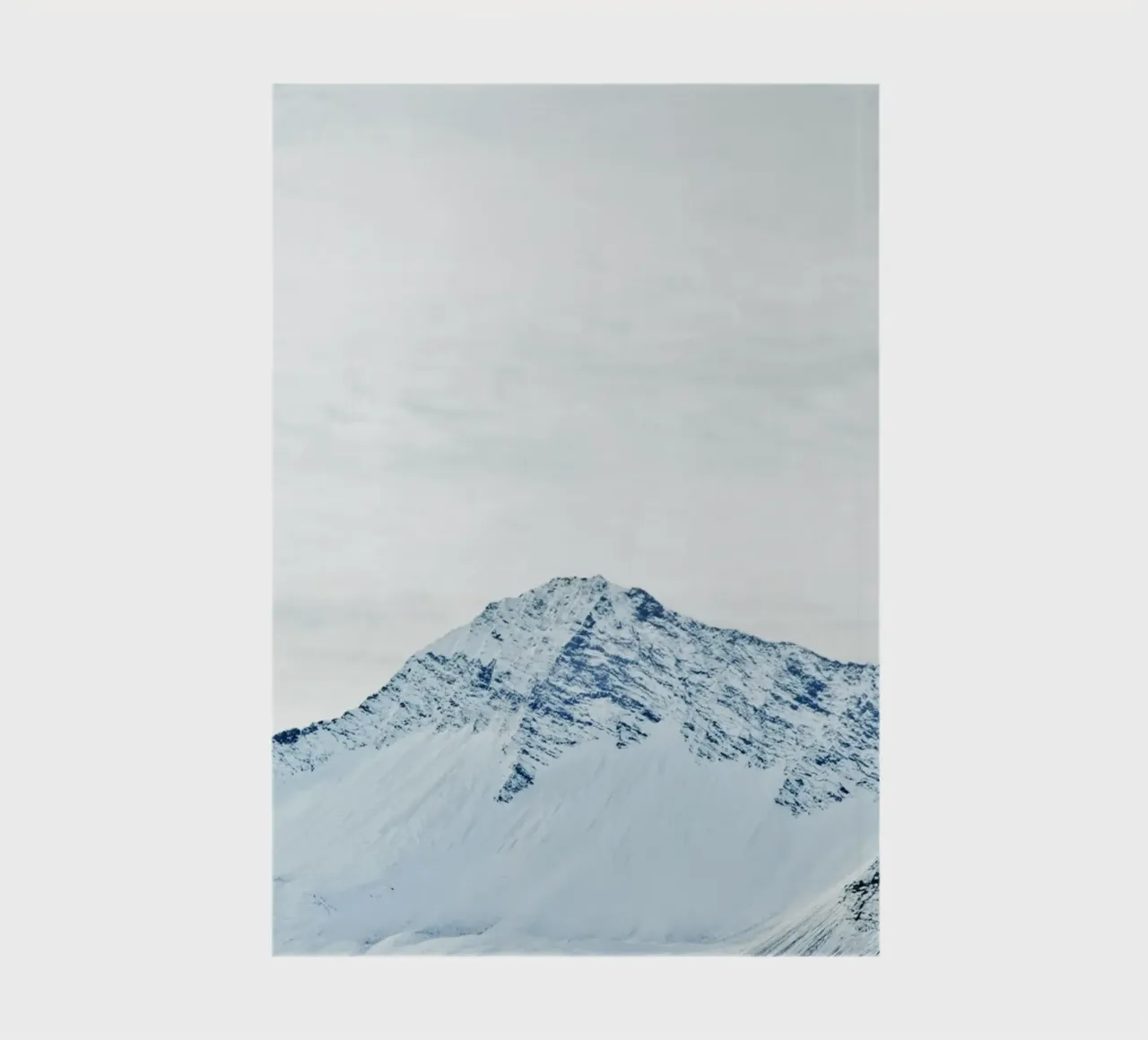 Island Schnee Berggipfel Notizbuch von KISSA STUDIO